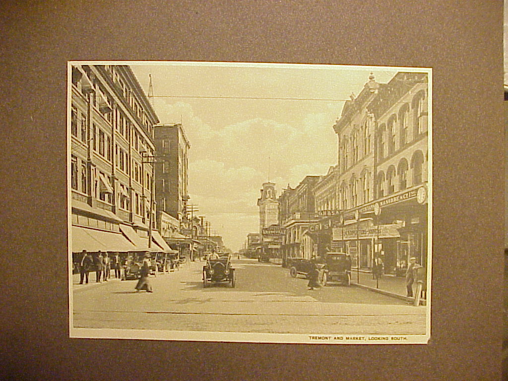 FH Galveston Tremont and  Market looking south