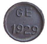 Galveston–Houston Electric Railway Date Nail from 1929
