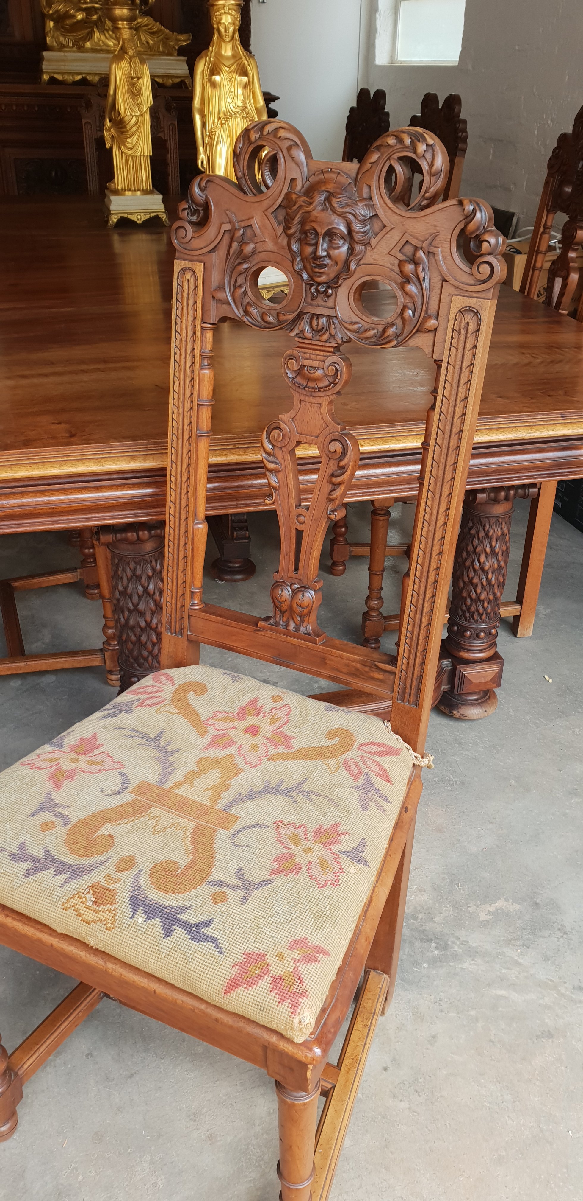 German Dining Chair Antiques Board