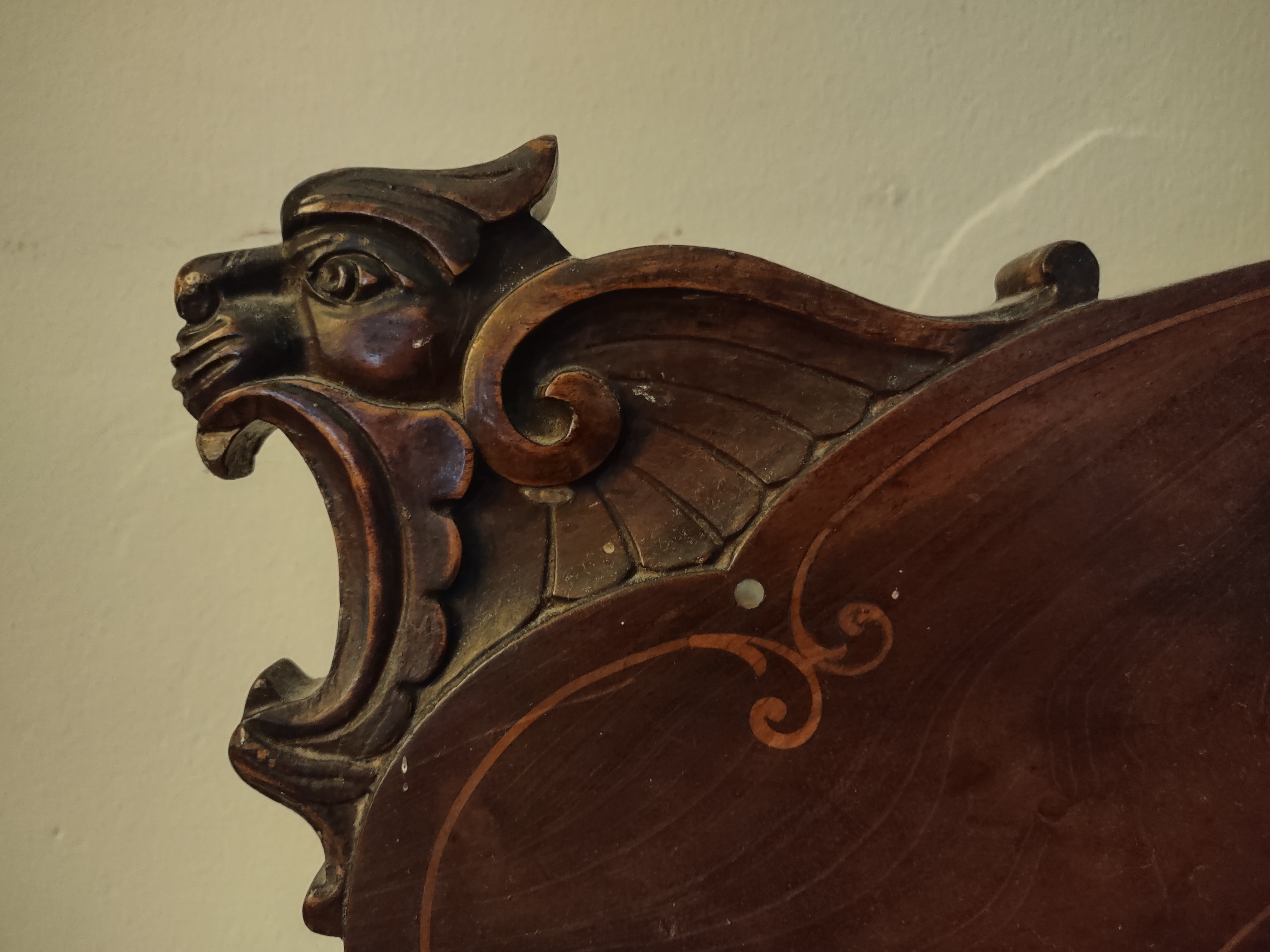Griffin head detail