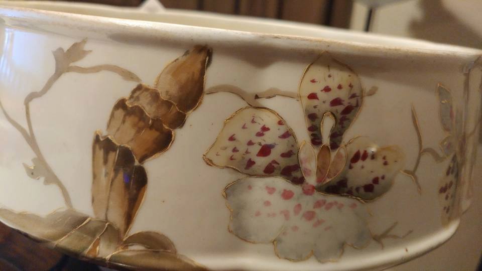 Hand painted and gilded