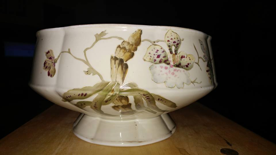 Hand painted orchid flowers