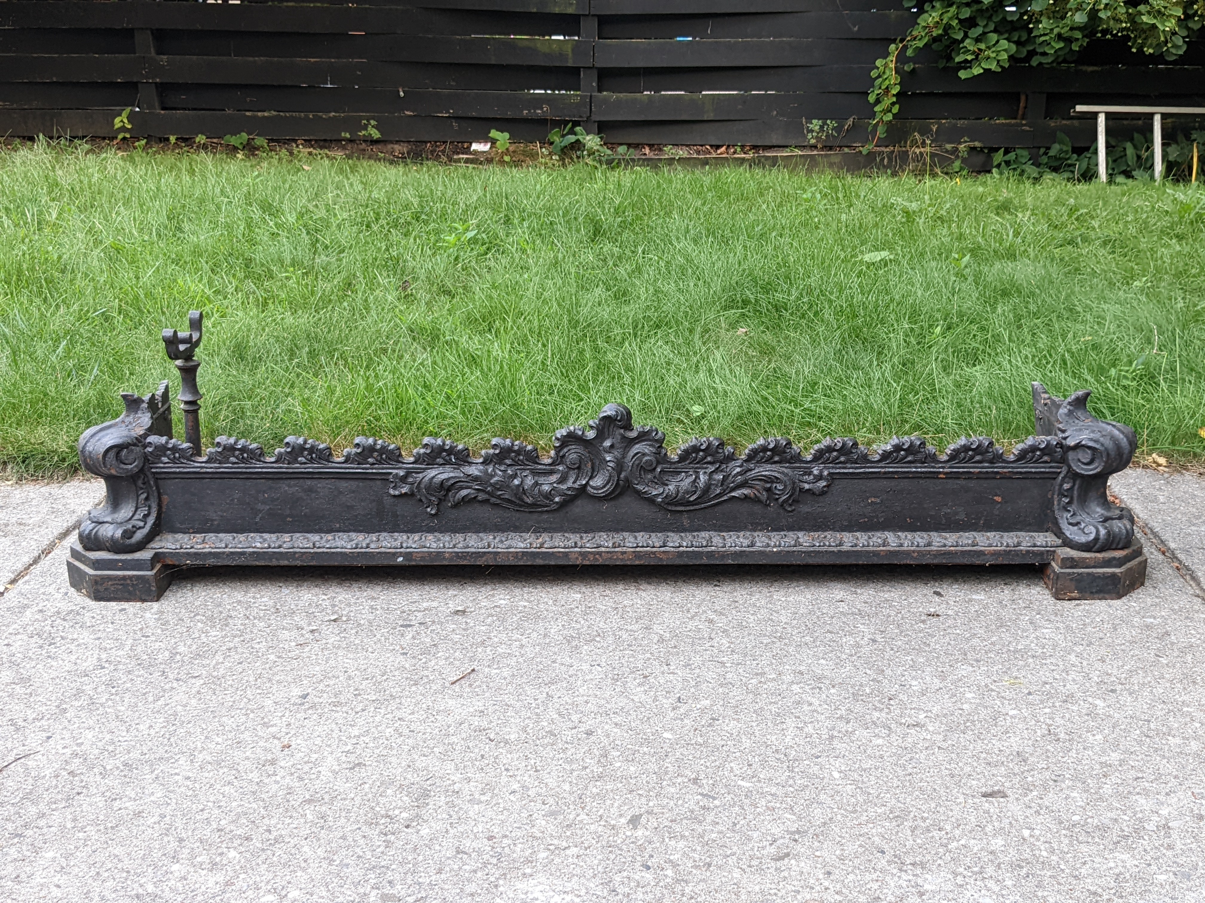 Iron Fireplace Fender