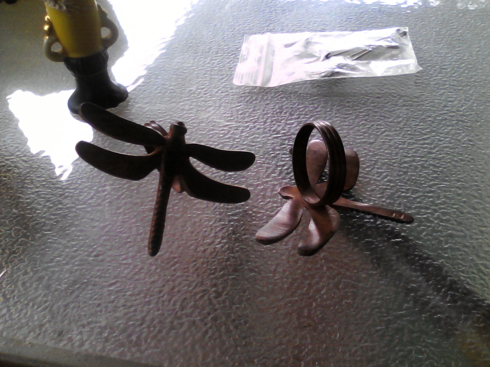 Iron napkin rings