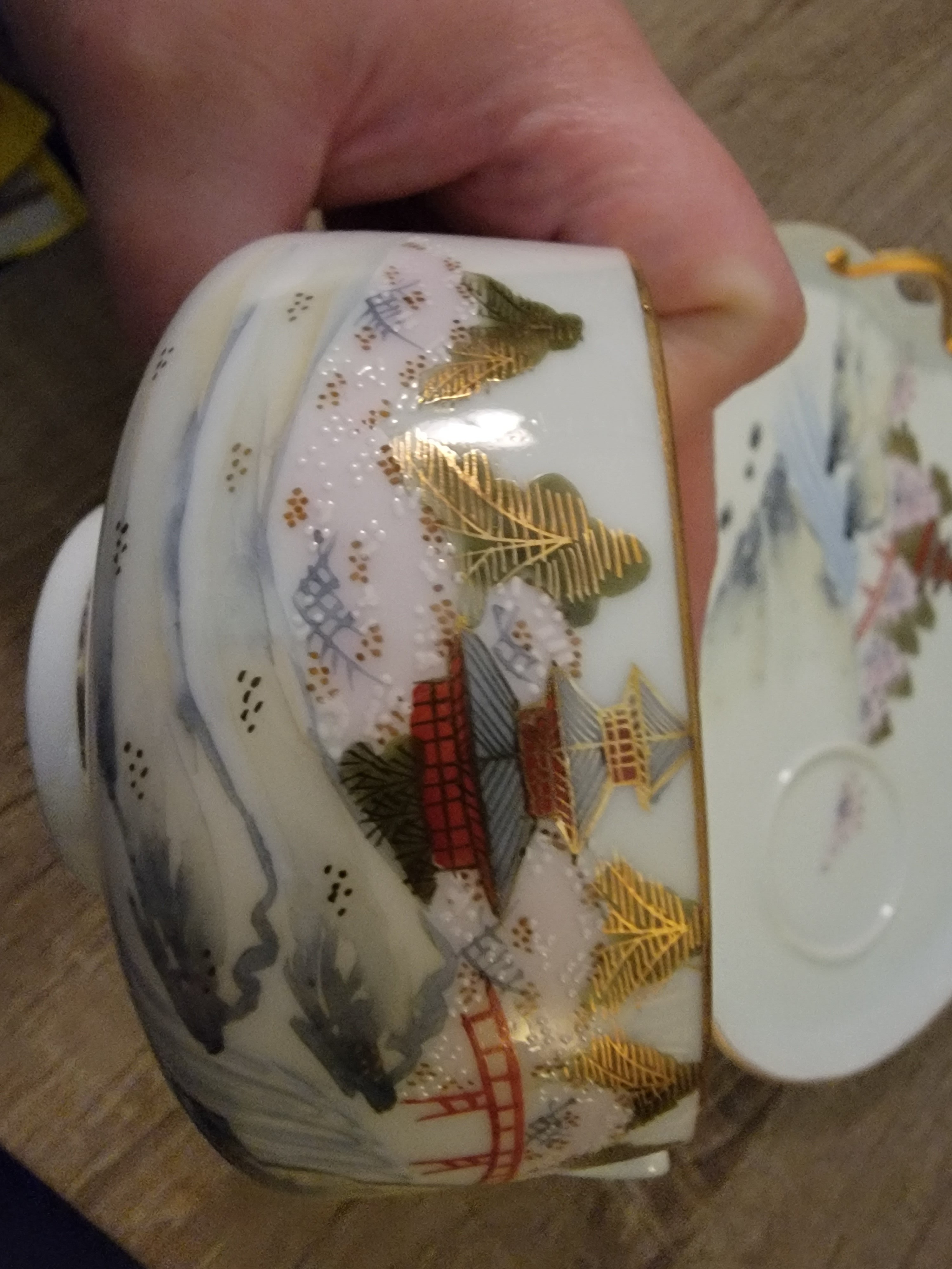 kutani tea set