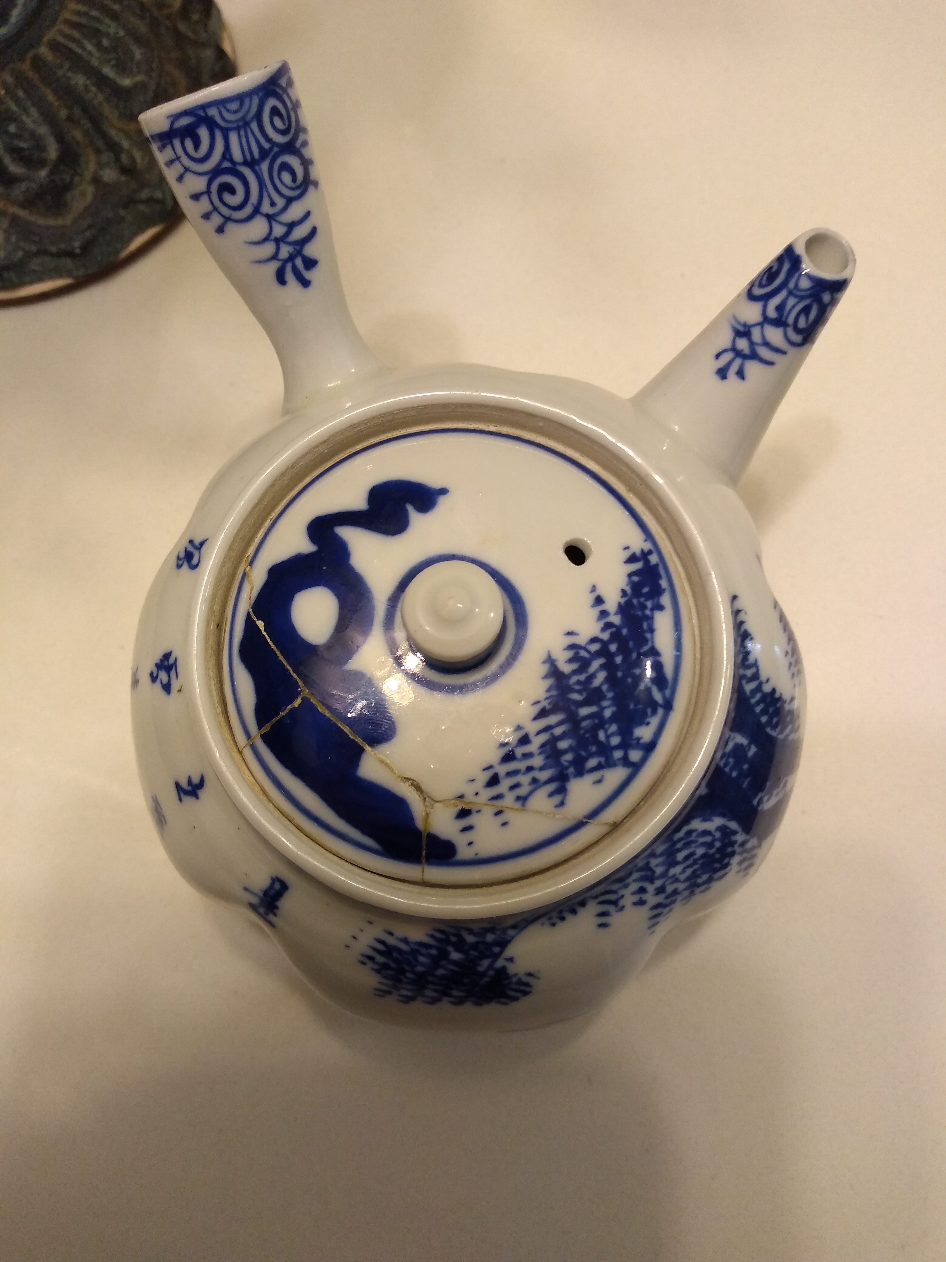 Kyusu teapot top