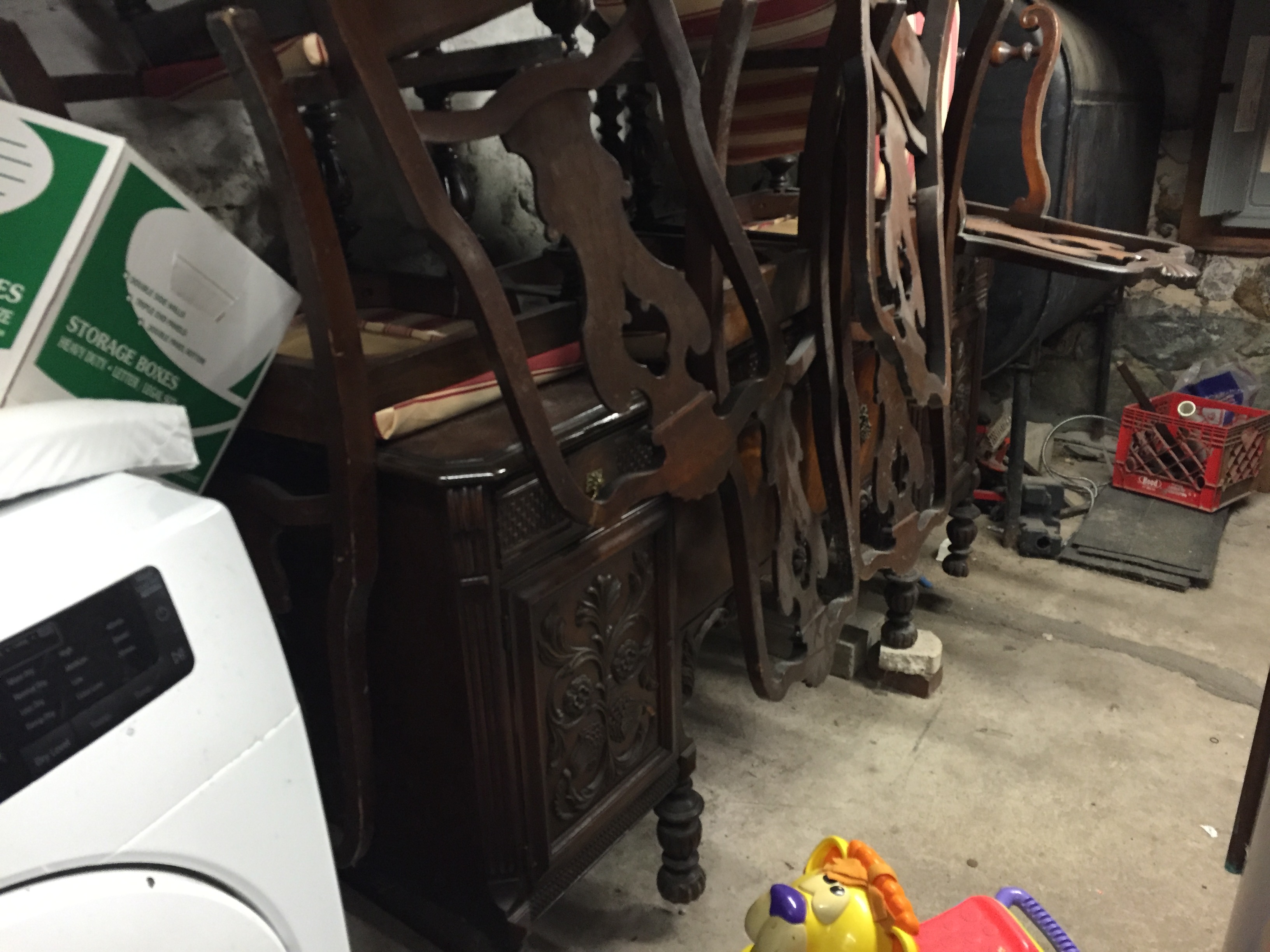 Late 1800s dining set