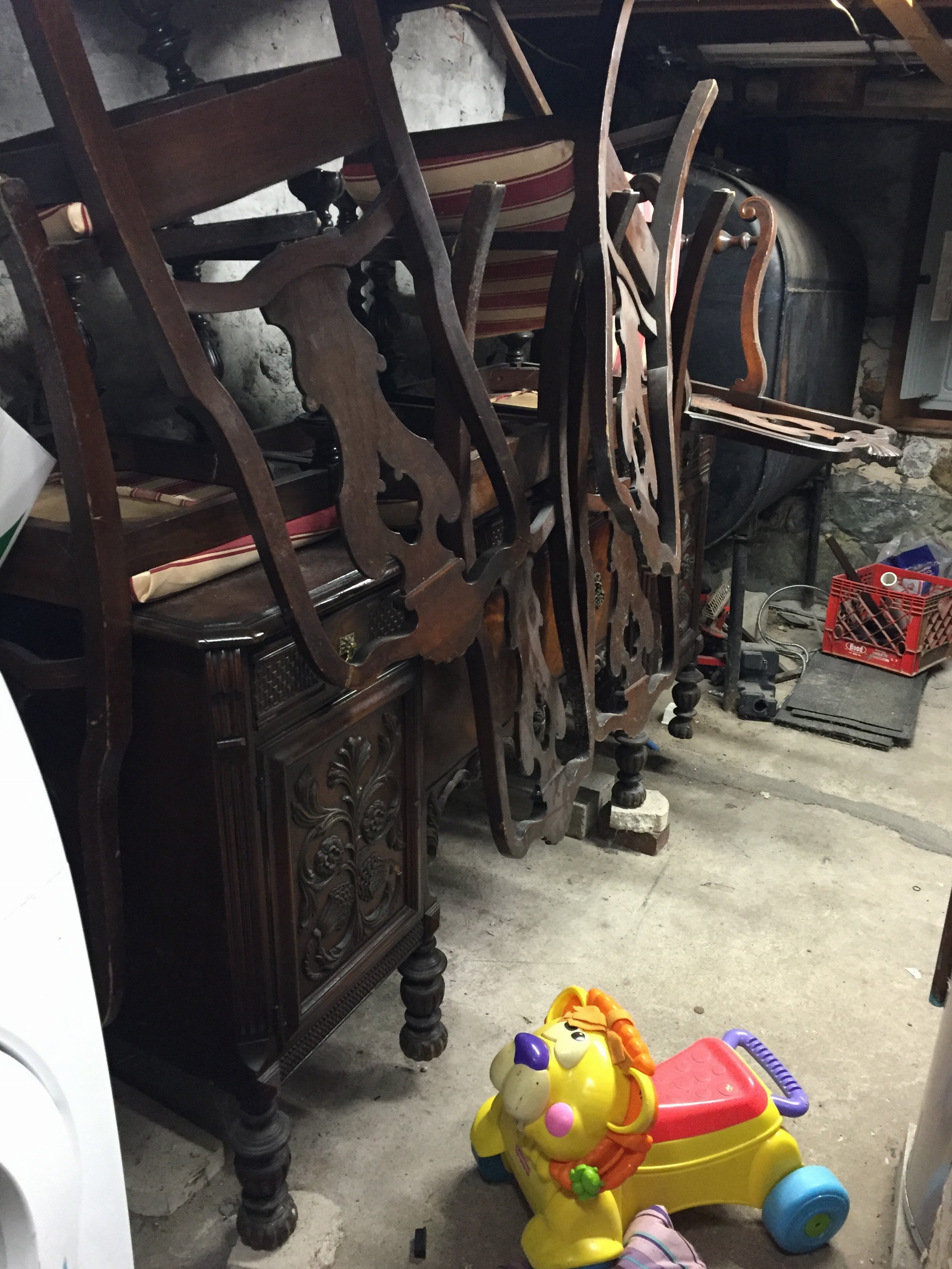 Late 1800s dining set