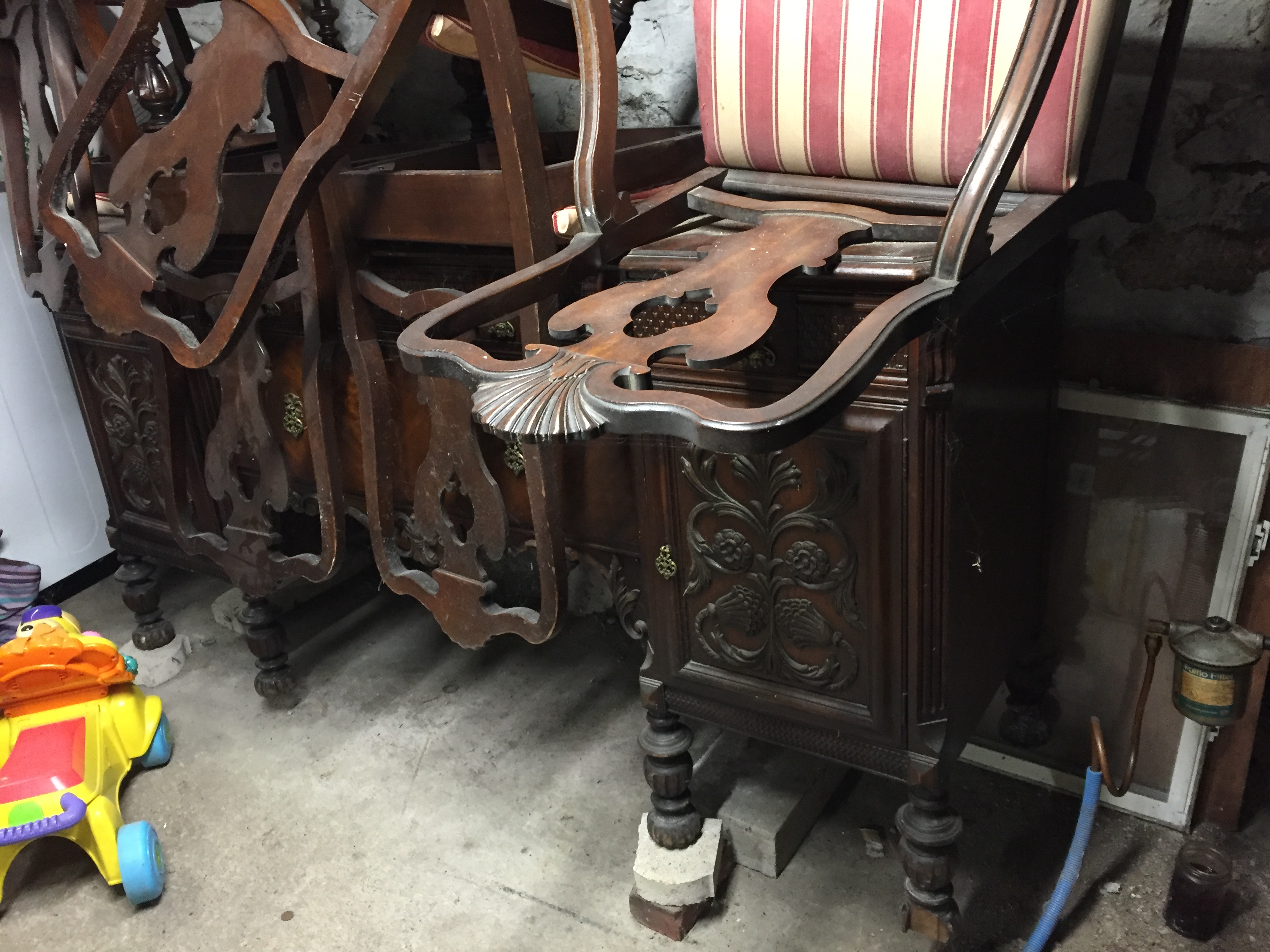 Late 1800s dining set