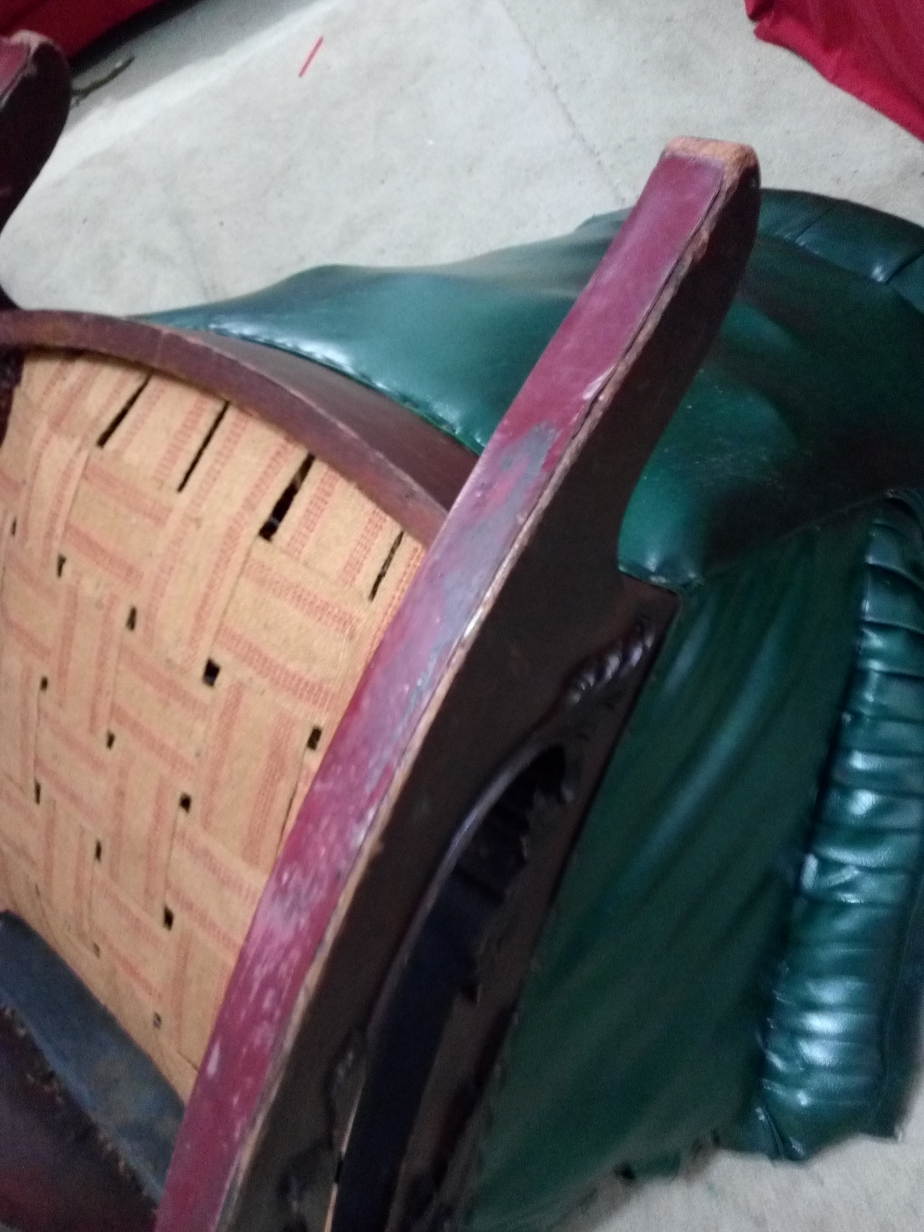 leather on rungs