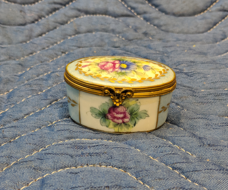 Limoges Pill Box Antiques Board