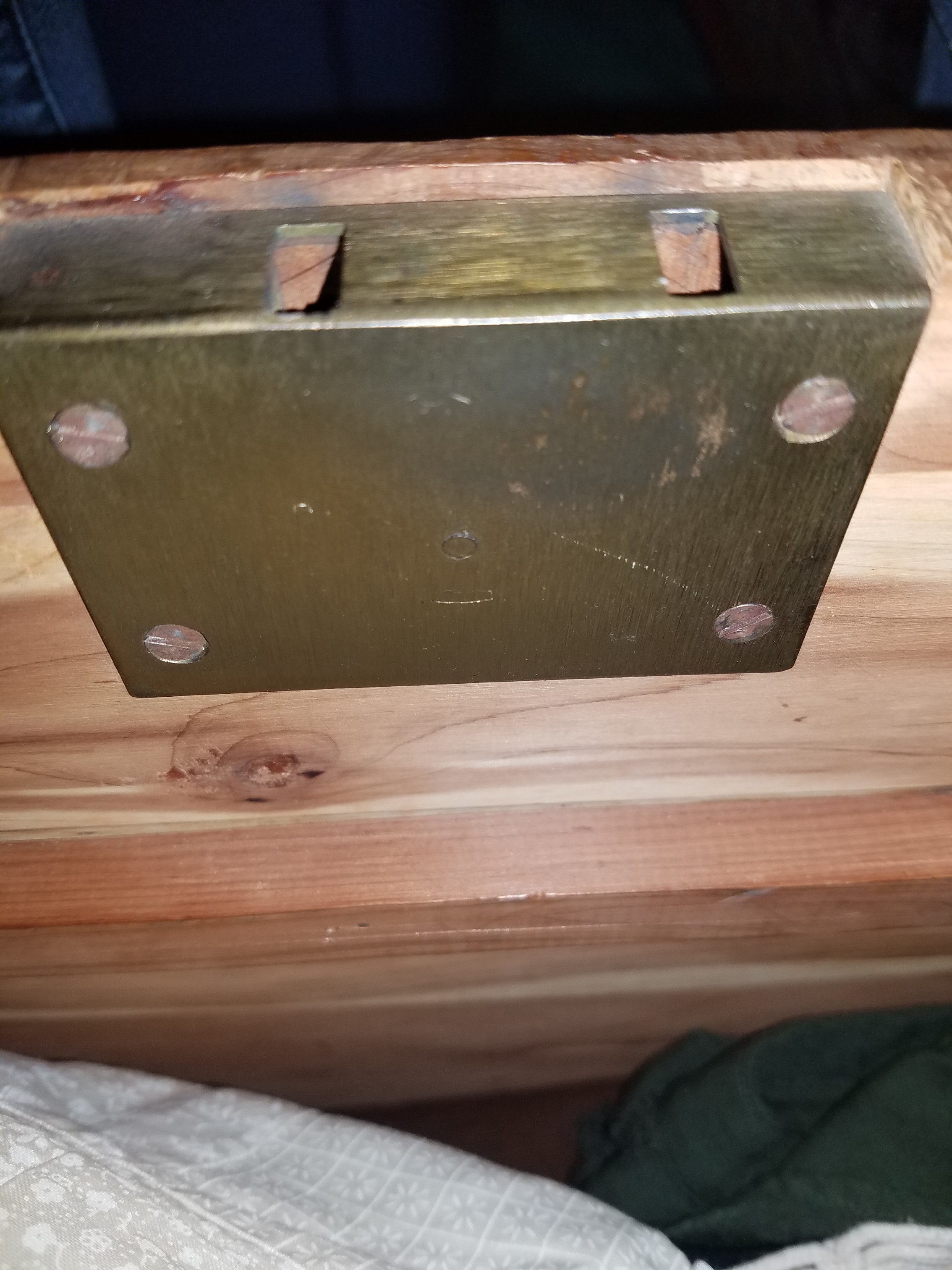 Lock mechanism bottom