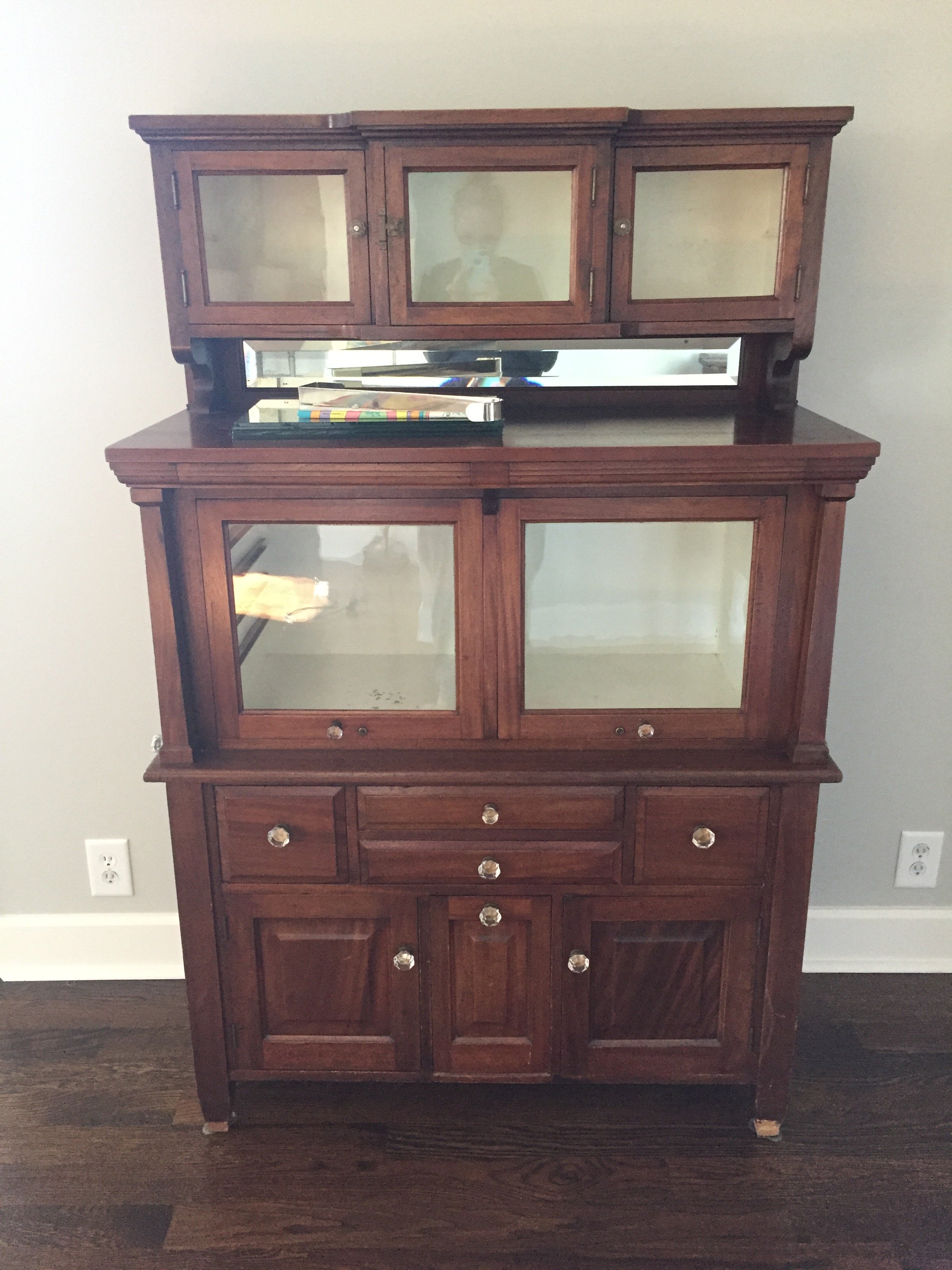 Mahogany Dental Cabinet