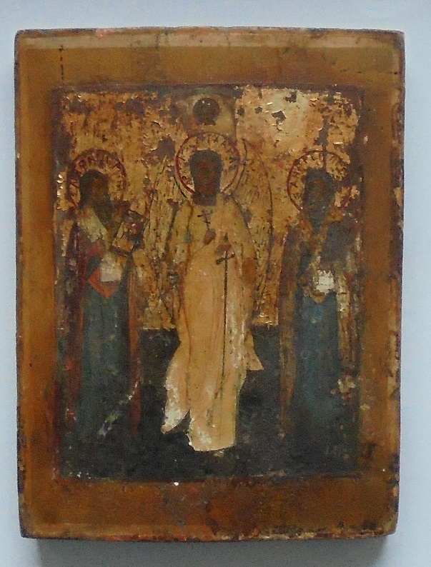 Michael The Archangel and two Bishops