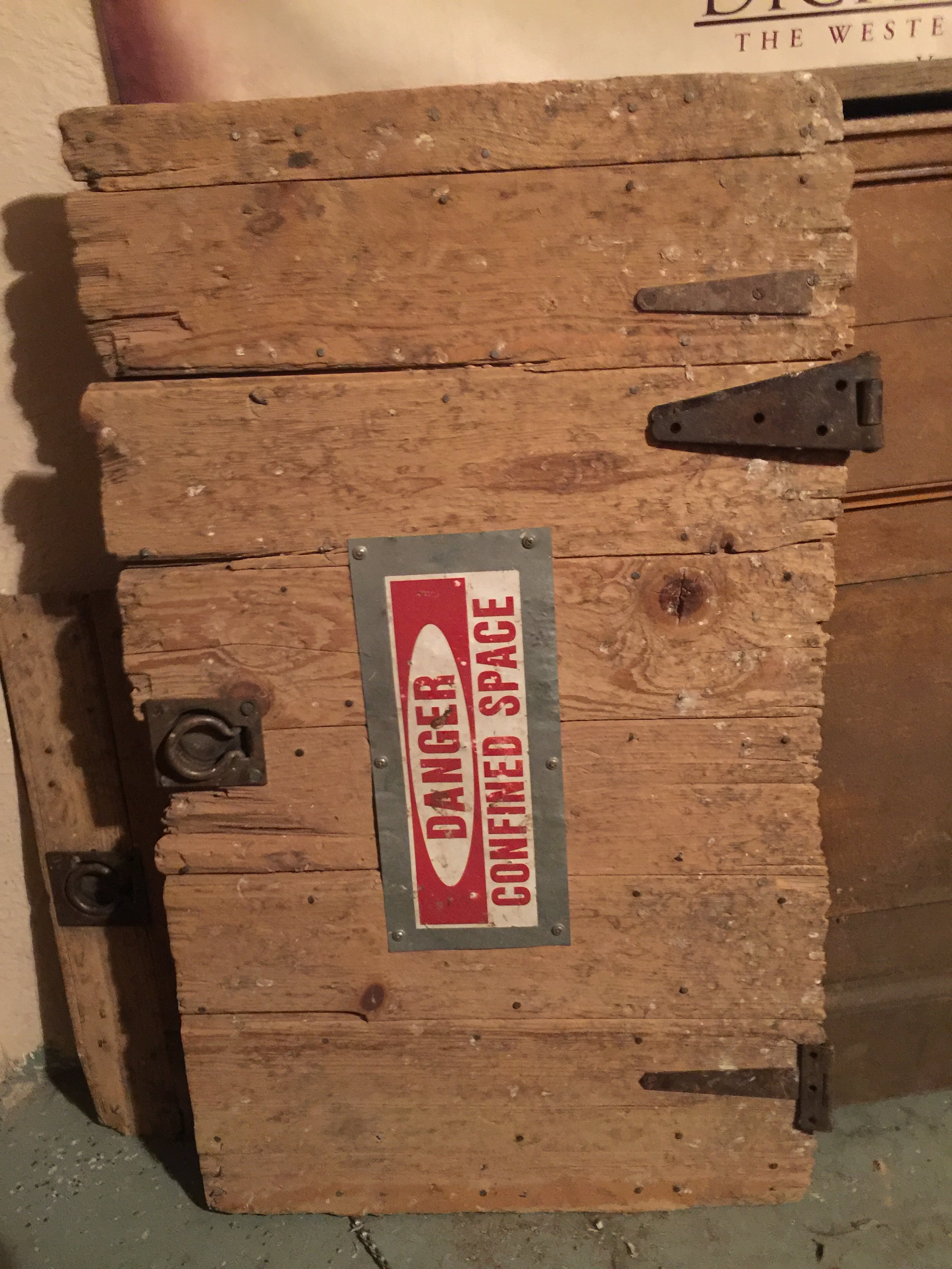 old grain elevator door