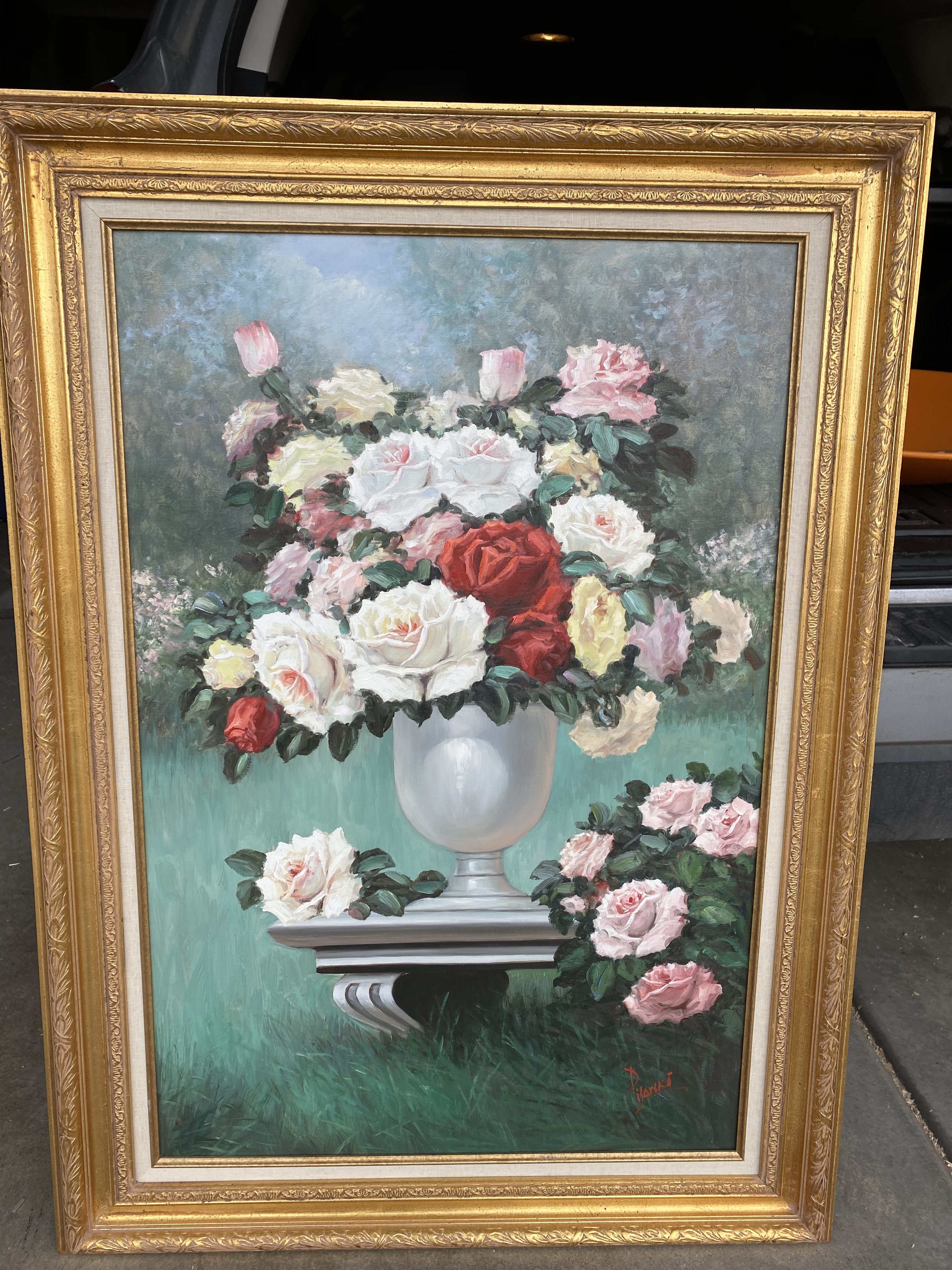 Painting of roses