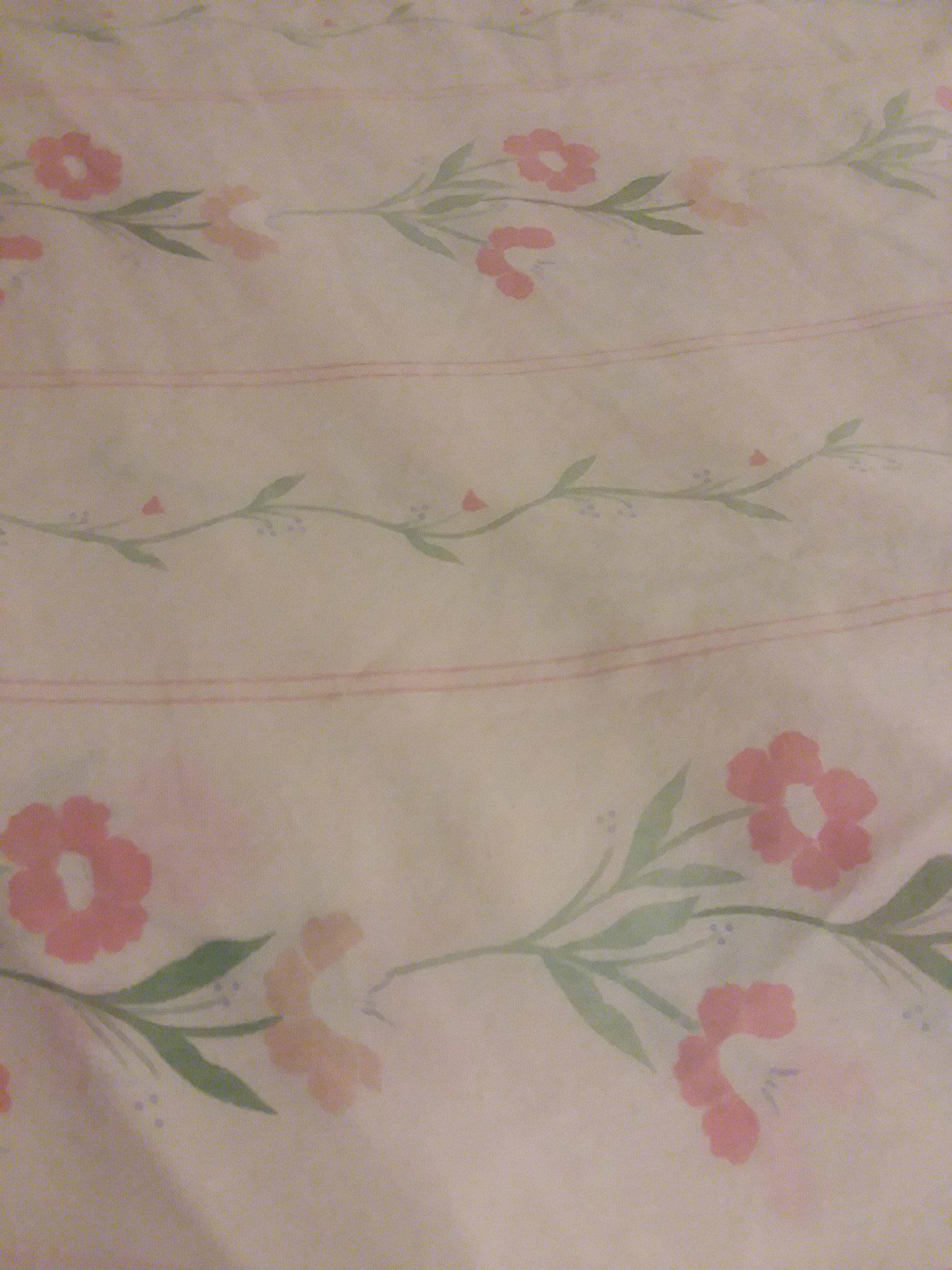pattern of possible floral antique sheets?