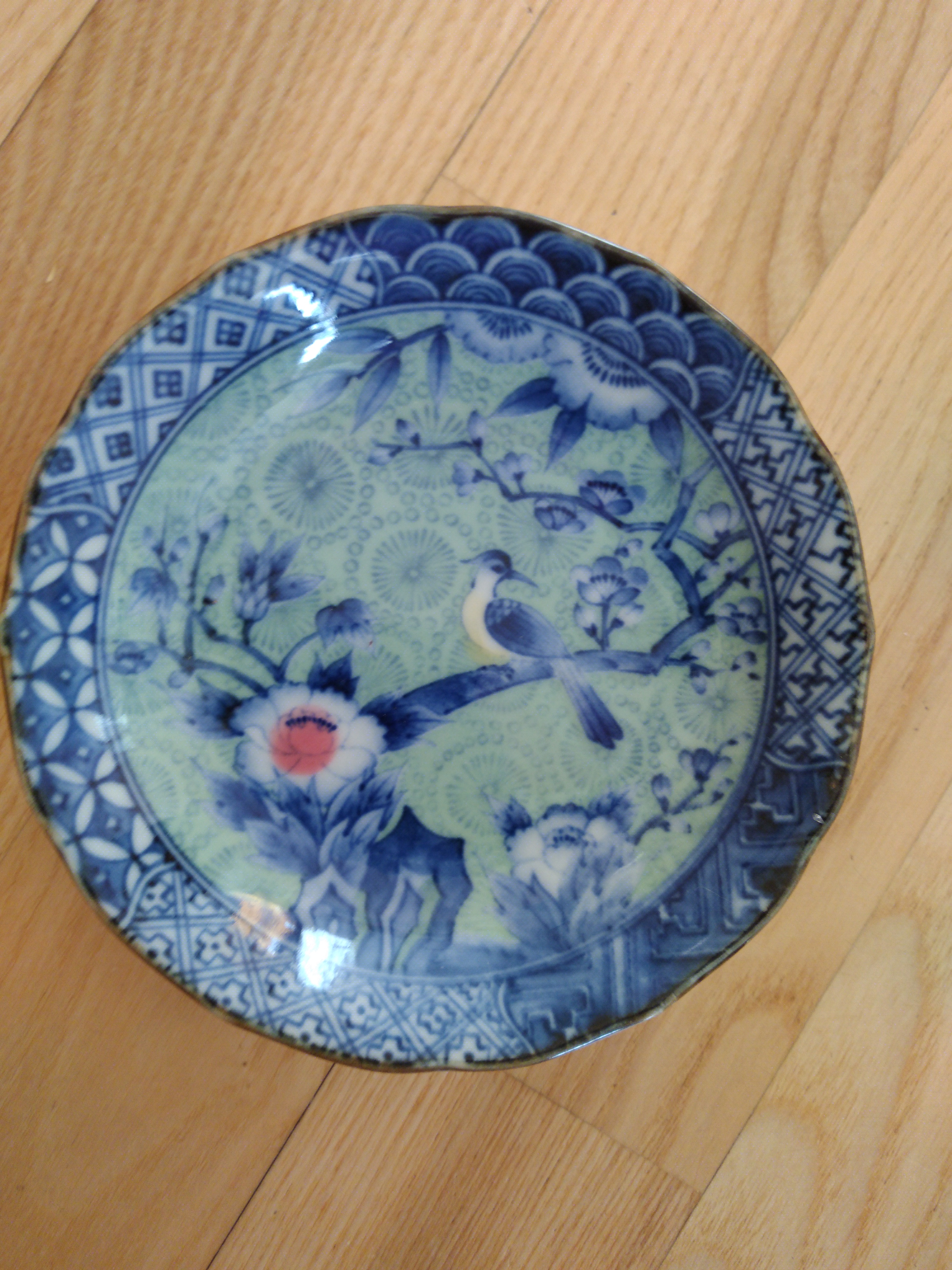 plate with signature