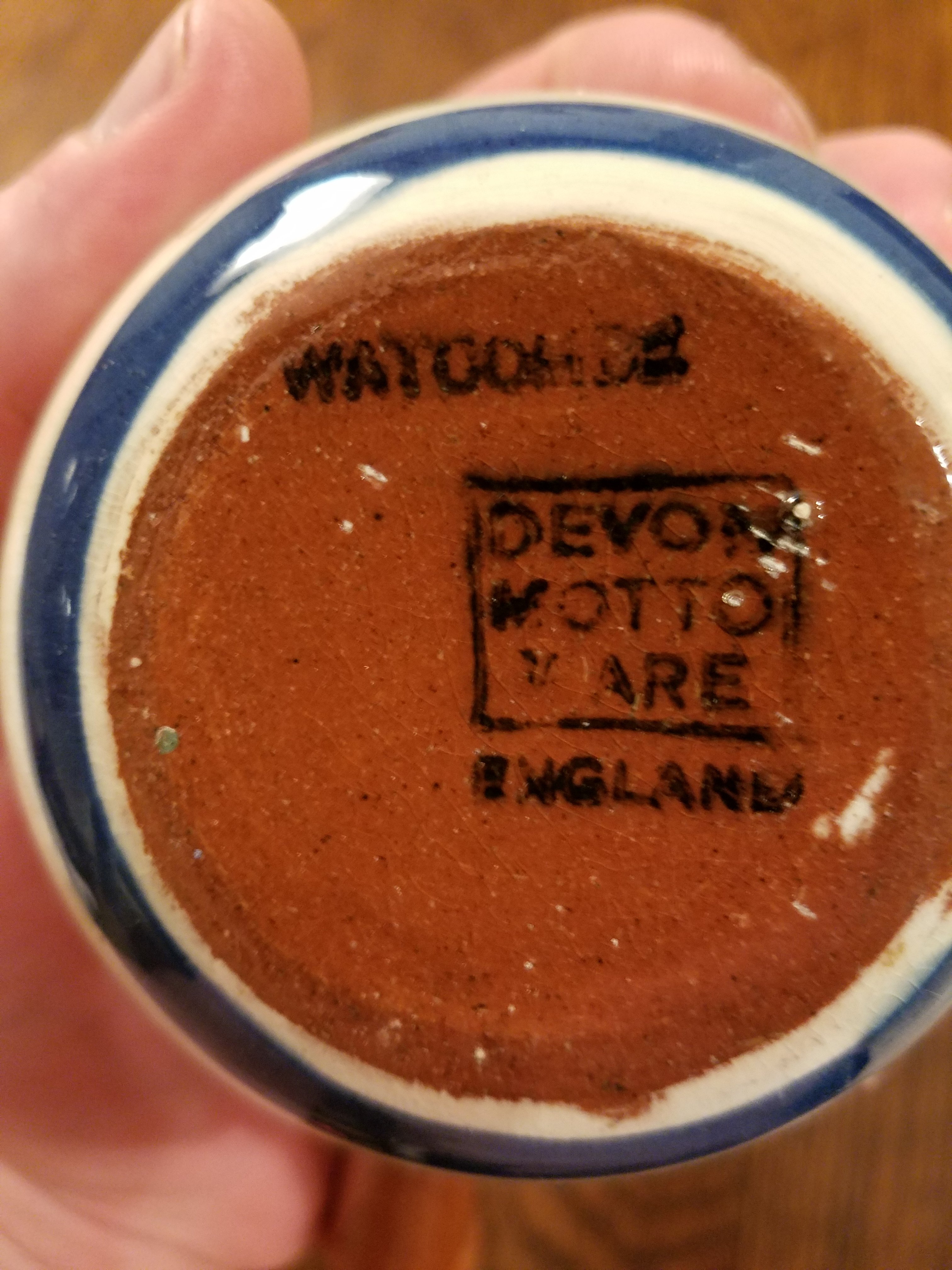 Pottery made in England I believe Antiques Board