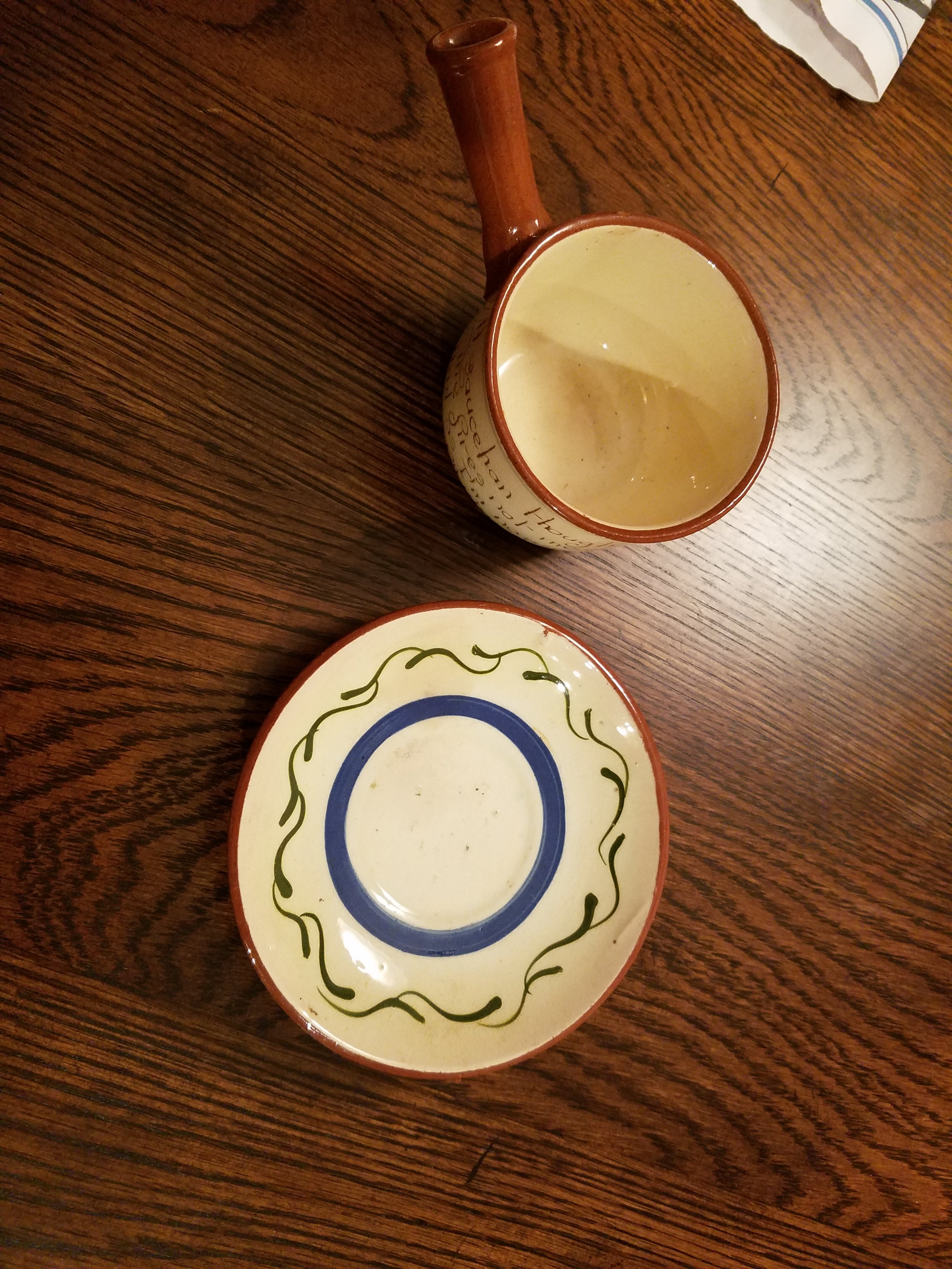 Pottery made in England I believe