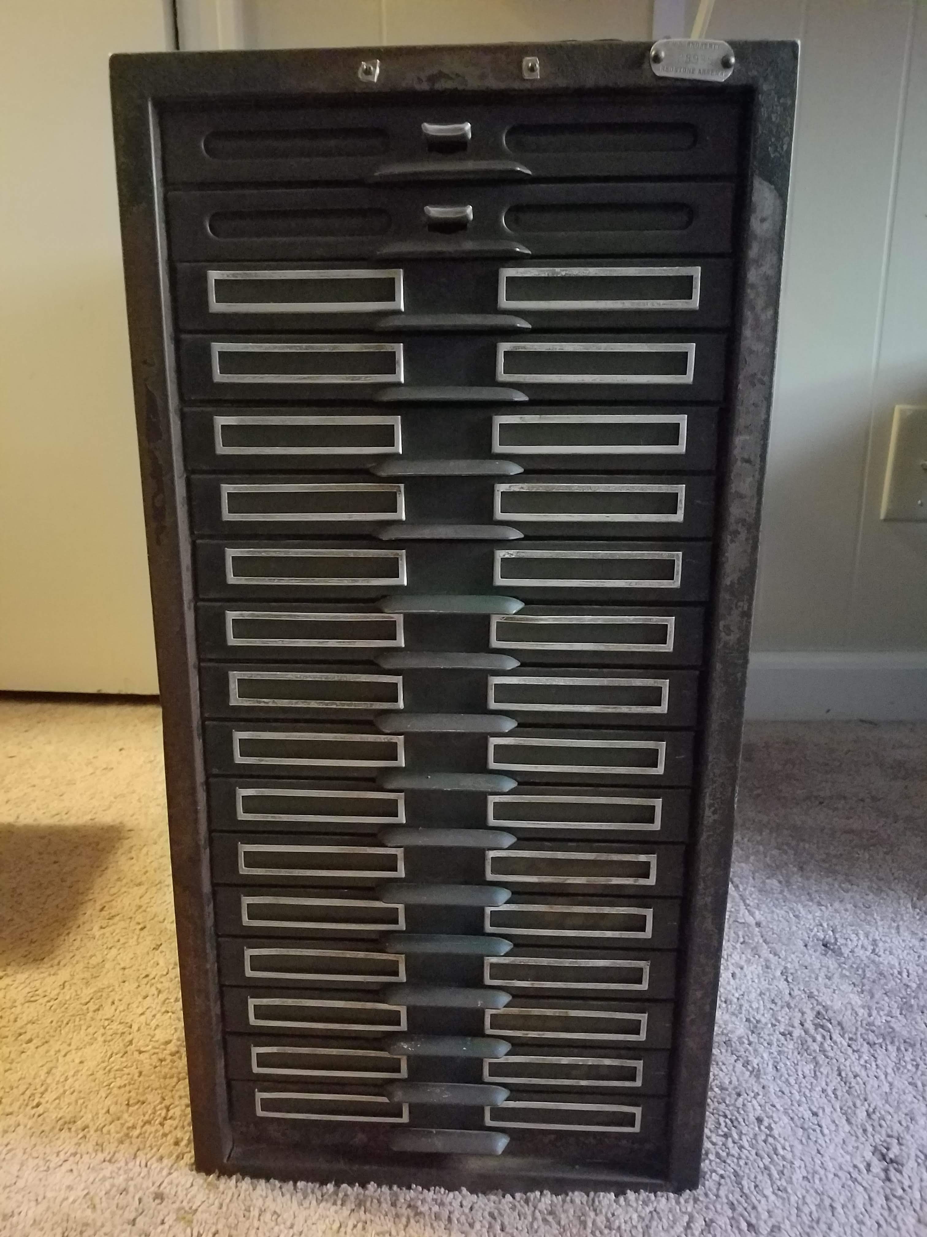 Remington Rand Kardex File Cabinet
