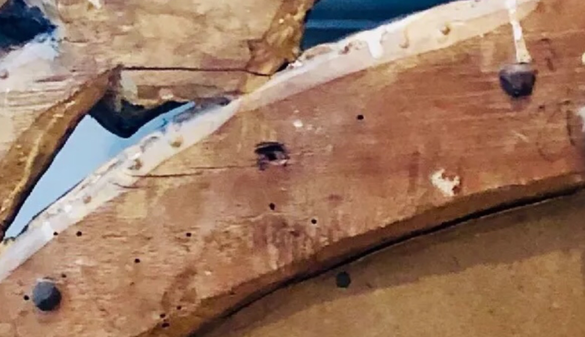 Rose head nails and shank impression