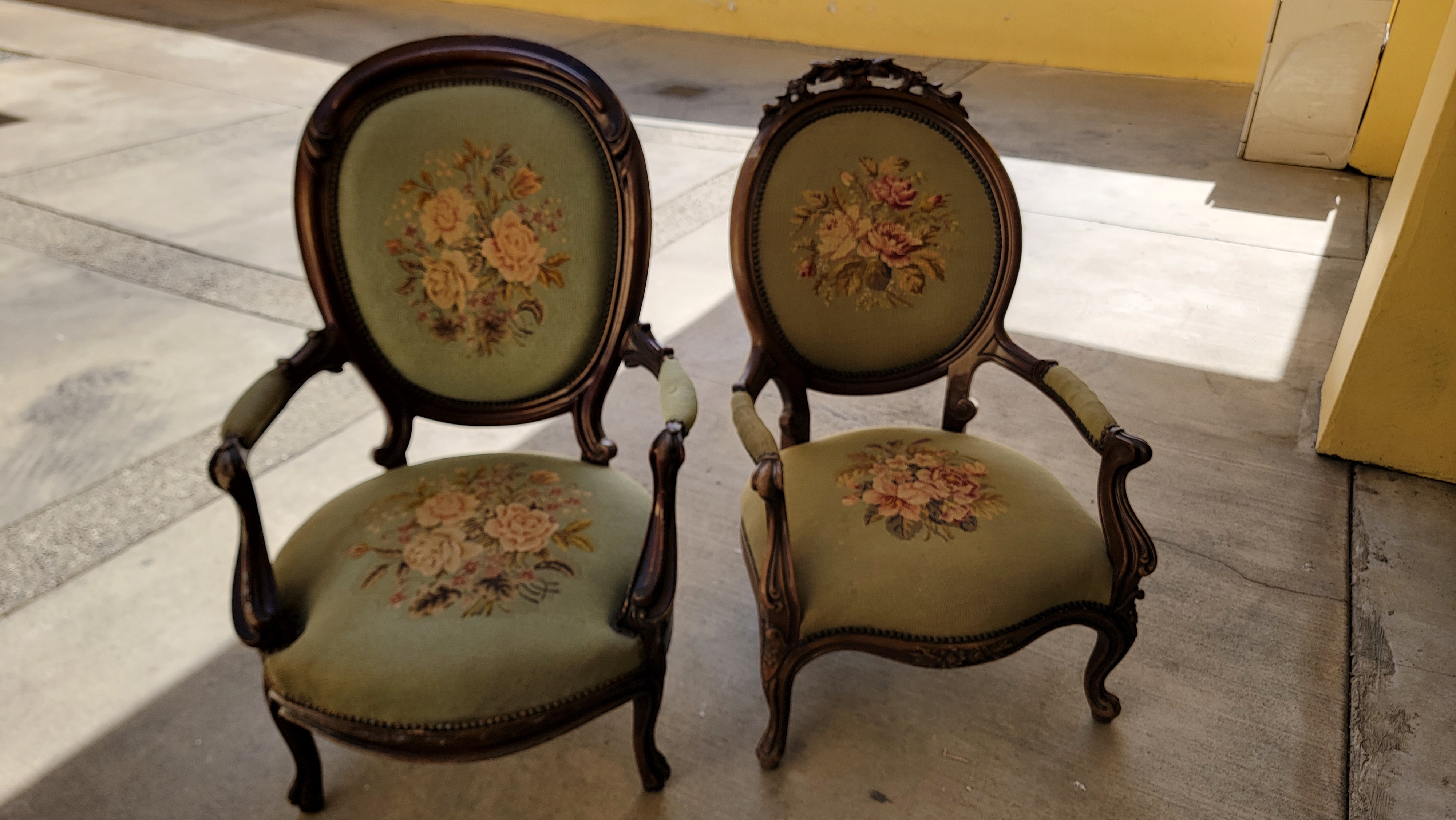 Roses Antique Chairs