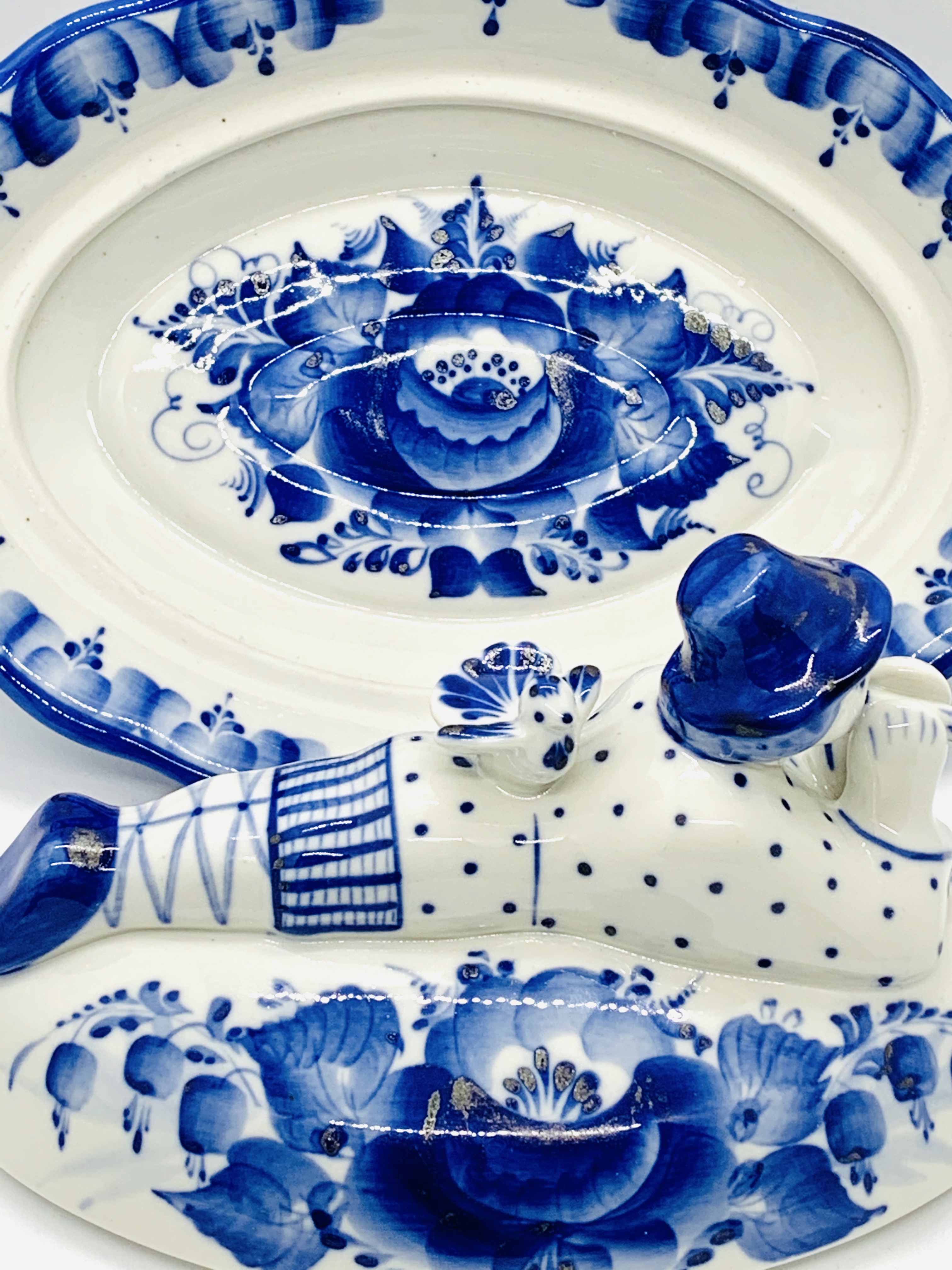 Russian butter dish
