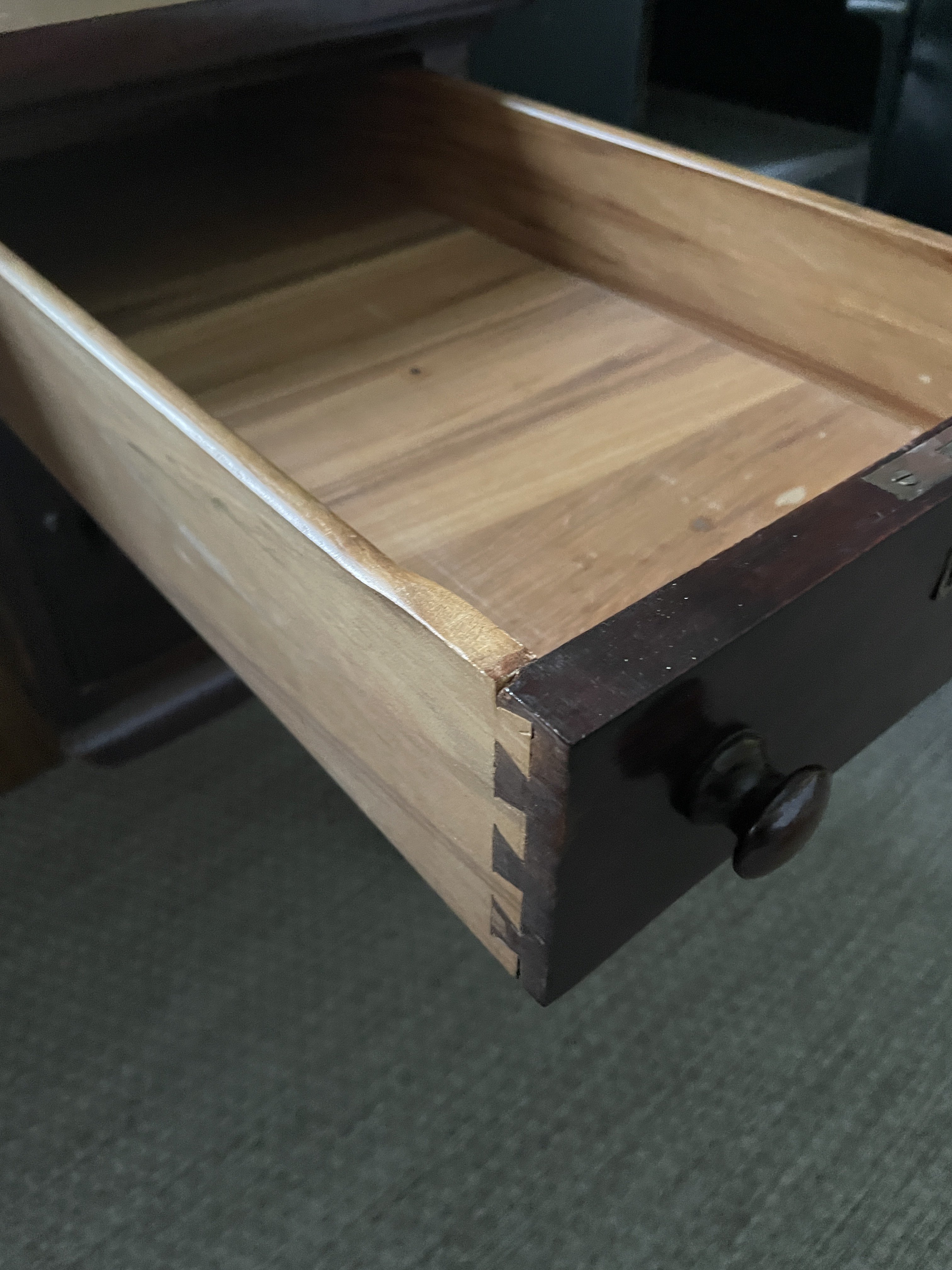 side drawer view Antiques Board