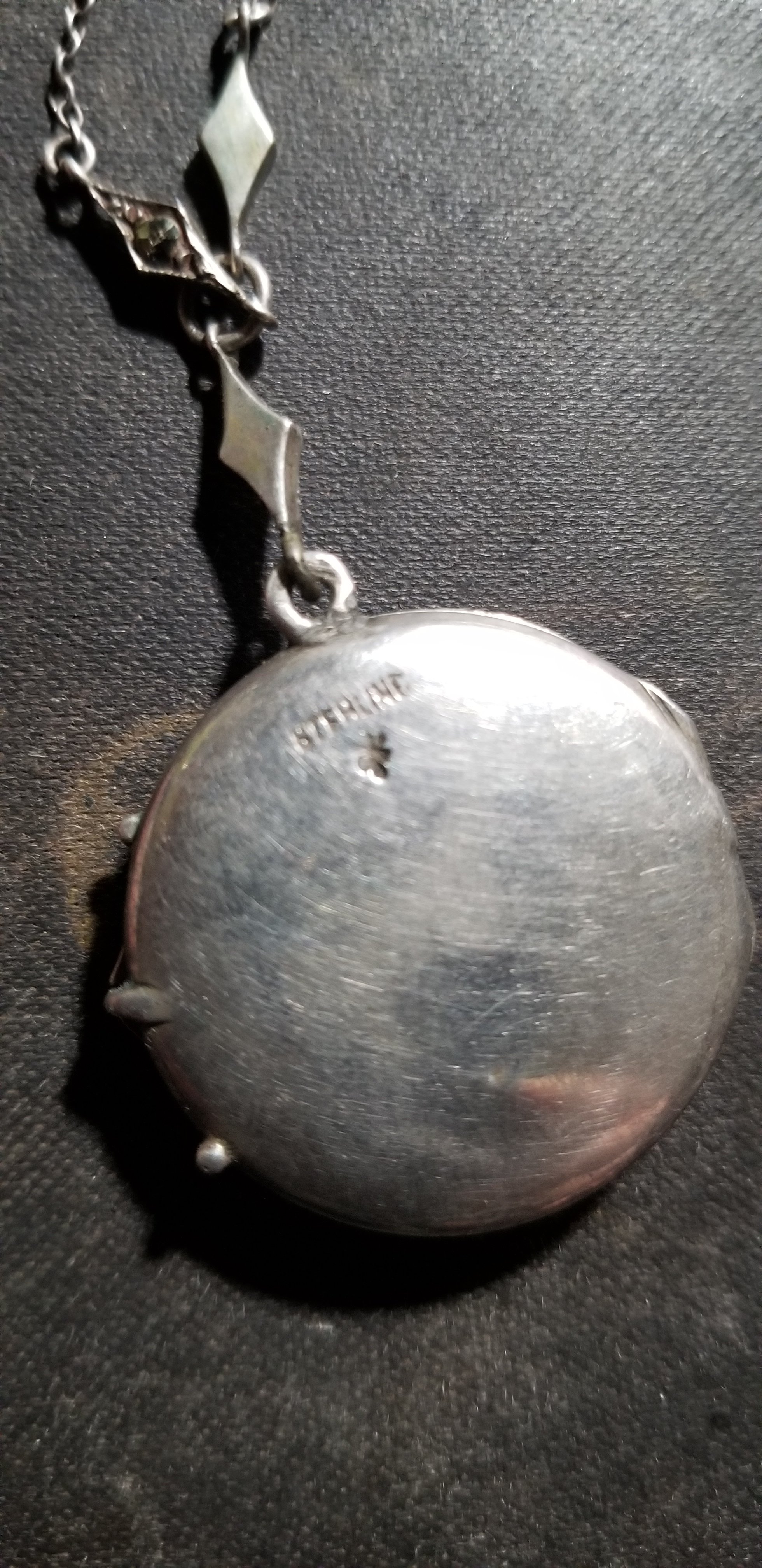 silver locket