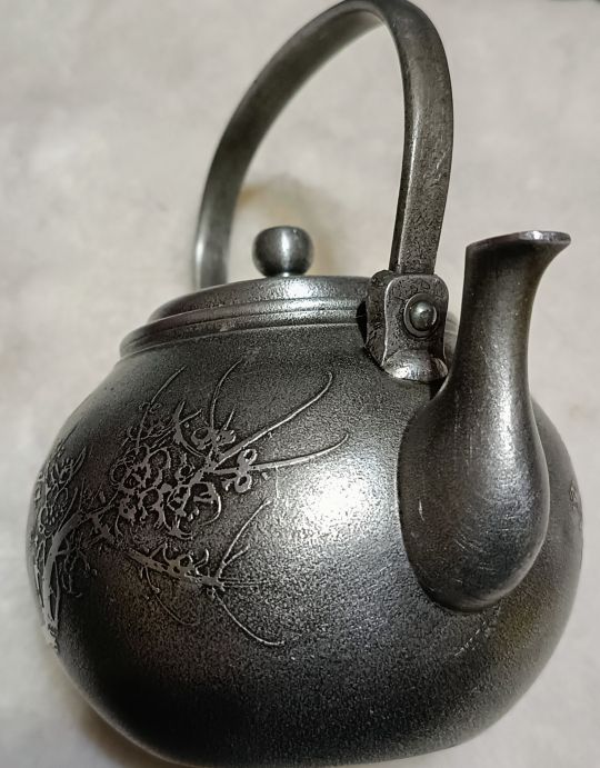 silver teapot spout Antiques Board