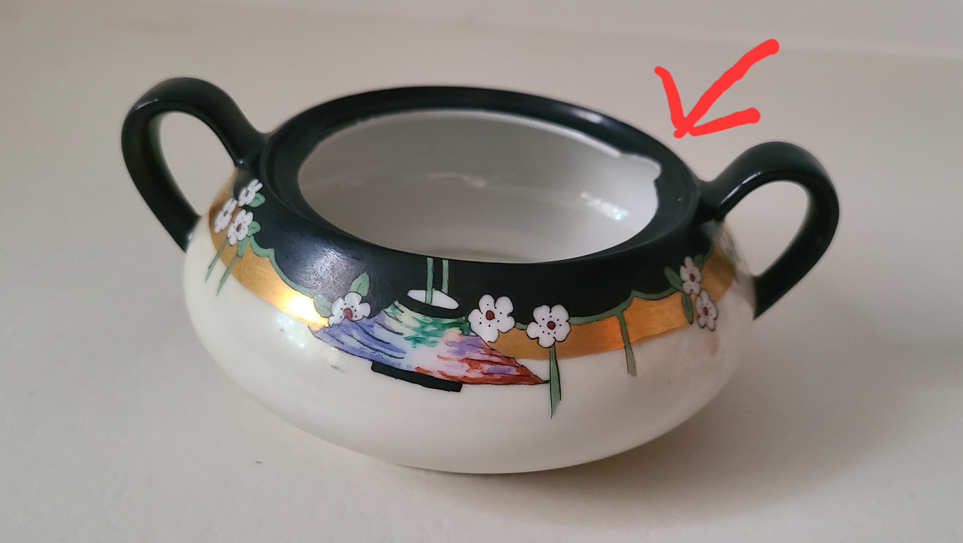 Sugar bowl, Royal Epiag 1929 Martha Phillips