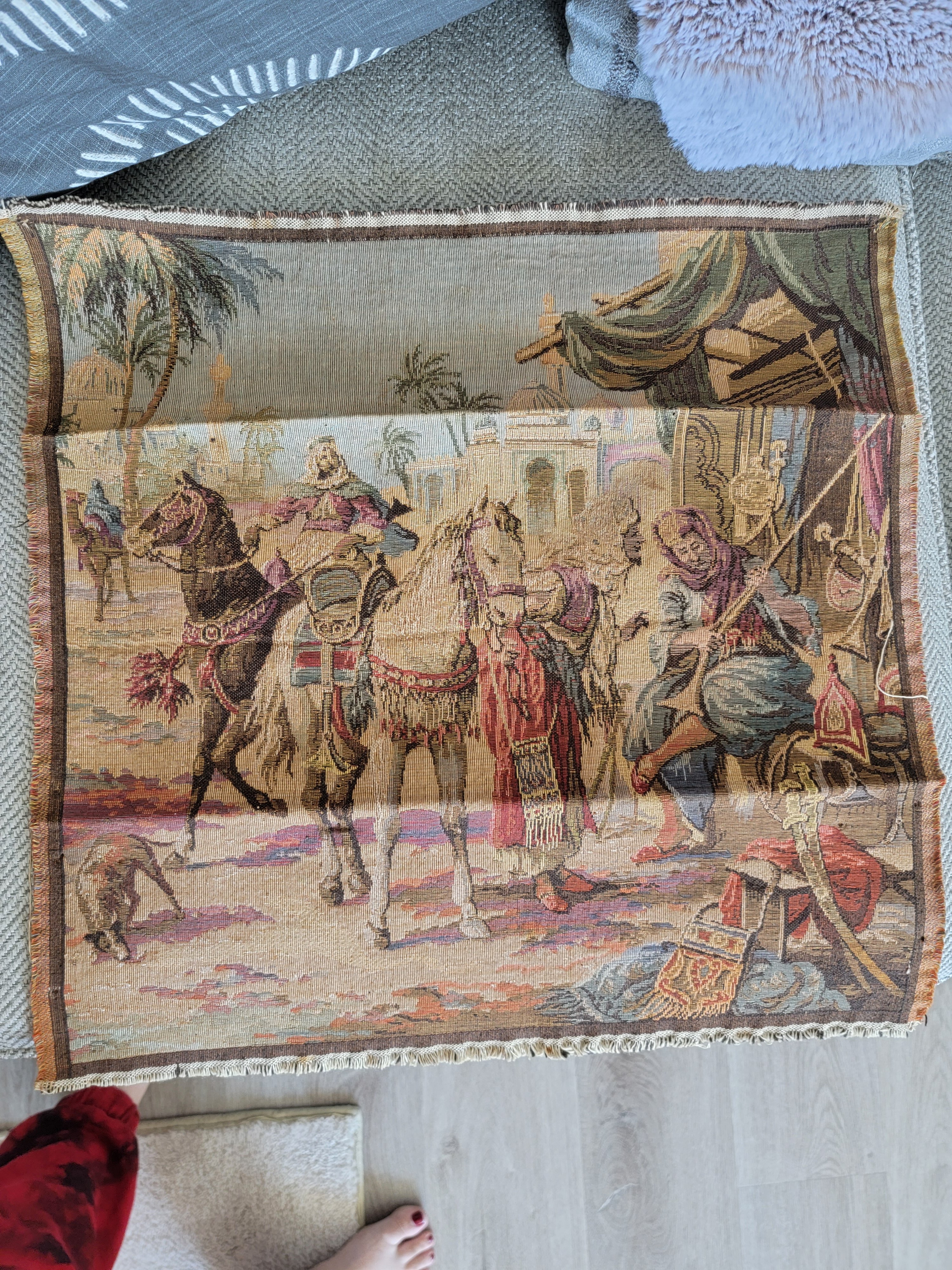 Tapestry found in cabinet