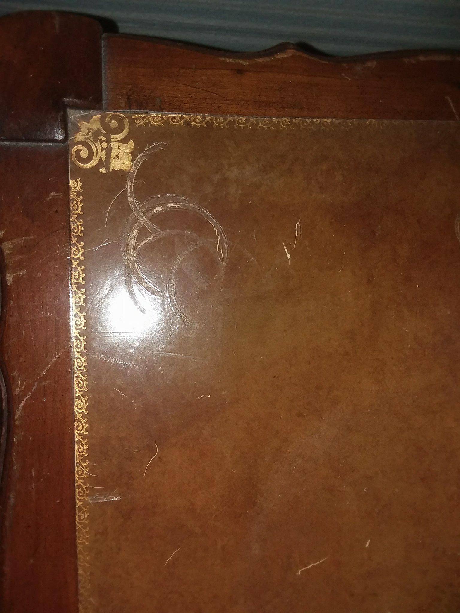 top of possible antique side table?