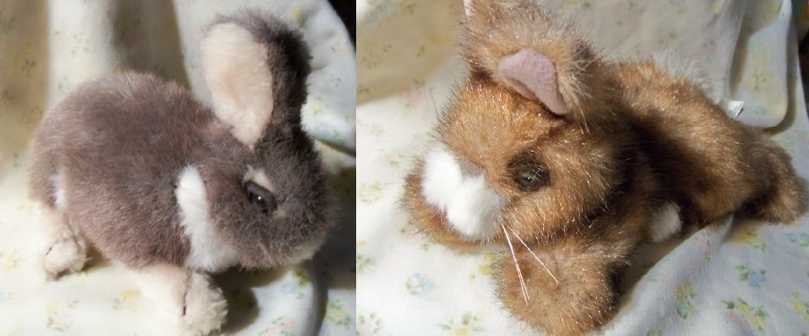 two bunny dolls