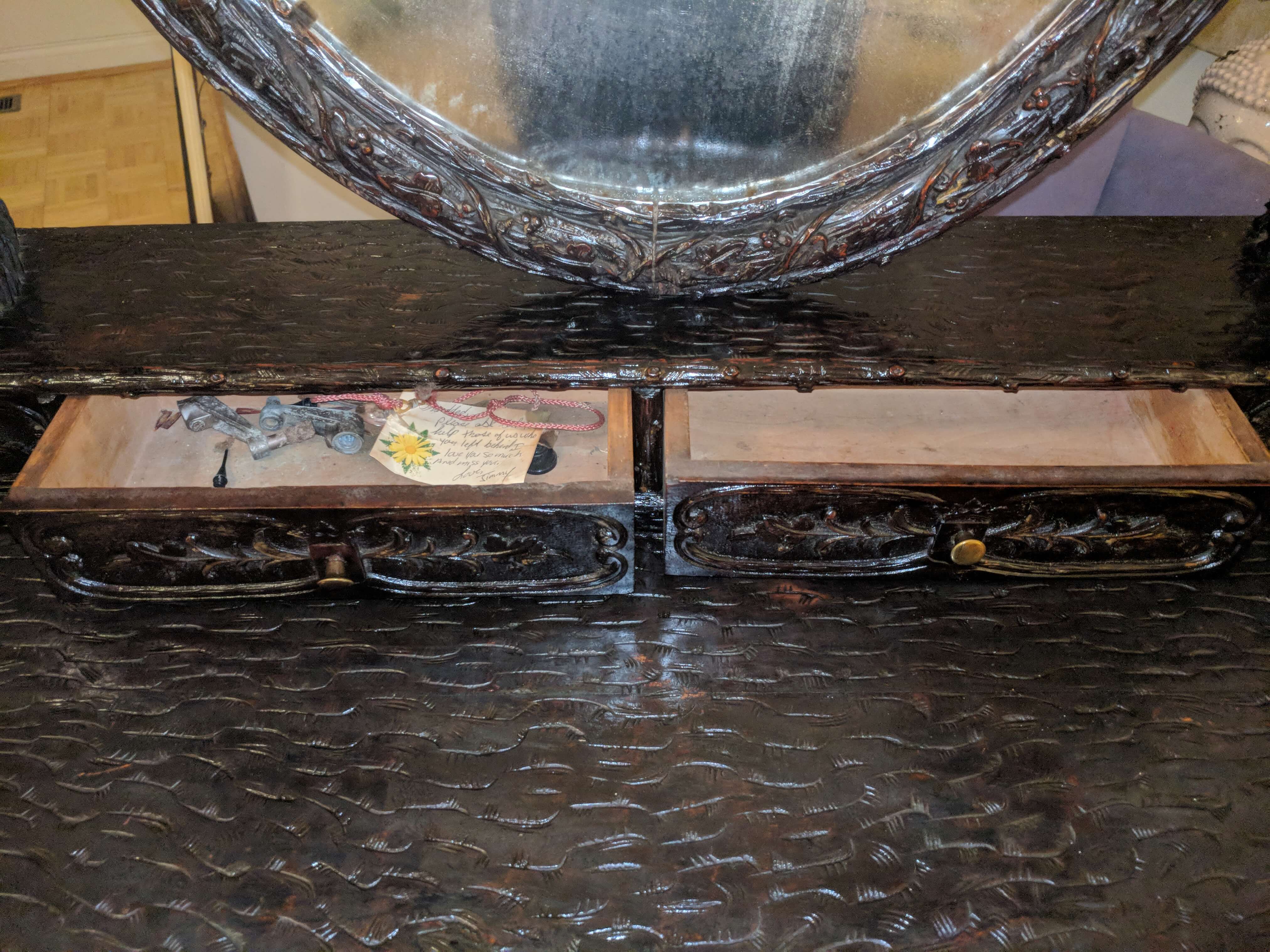 Unusual Antique Vanity
