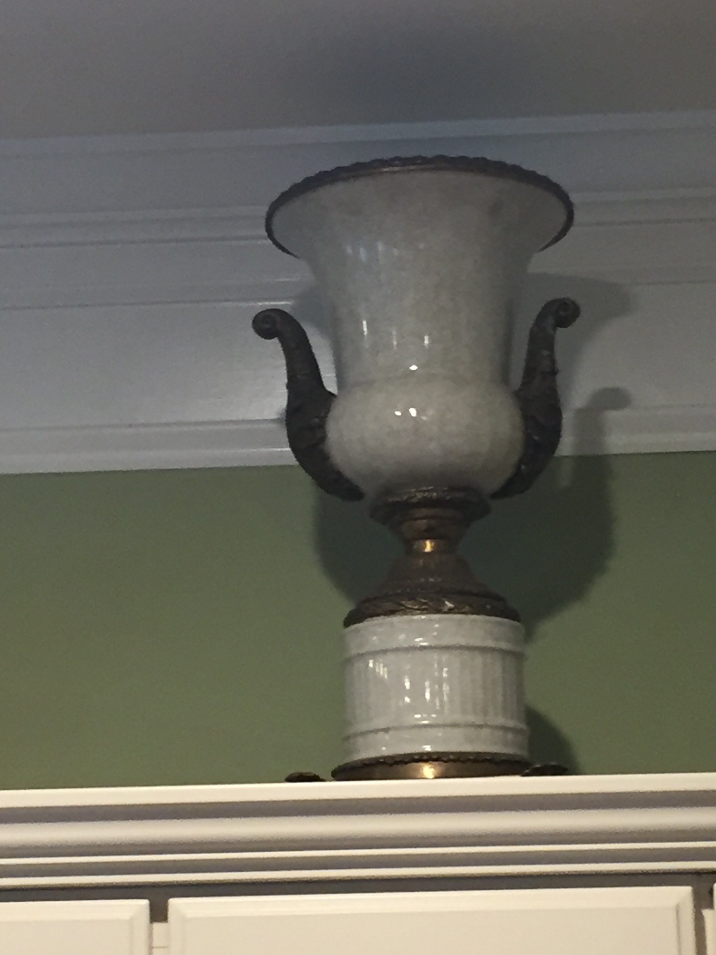 Urn - there are 2 but up too high to photograph easily
