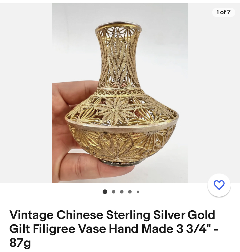 Vase Original, no patina