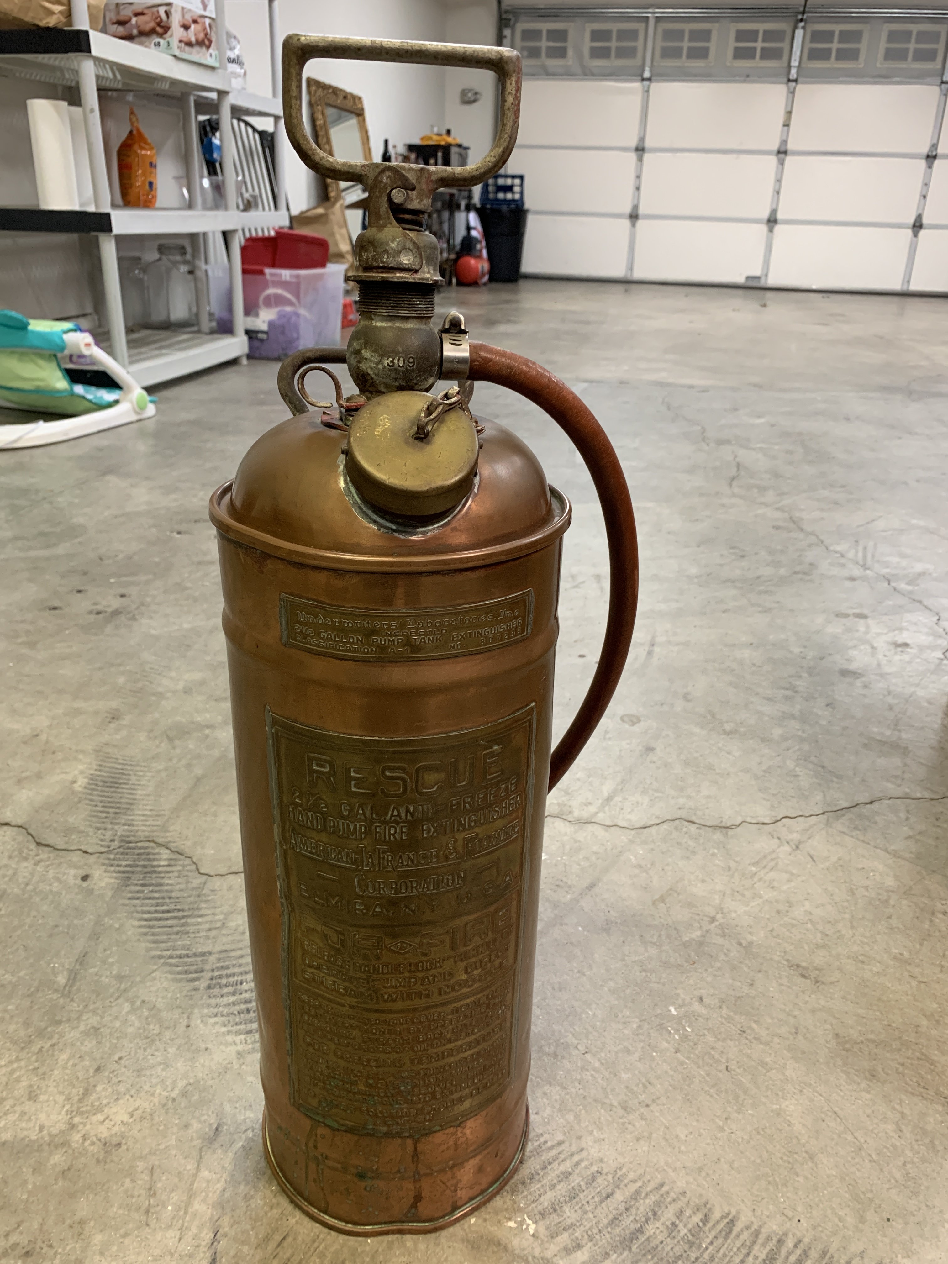 Vintage fire extinguisher