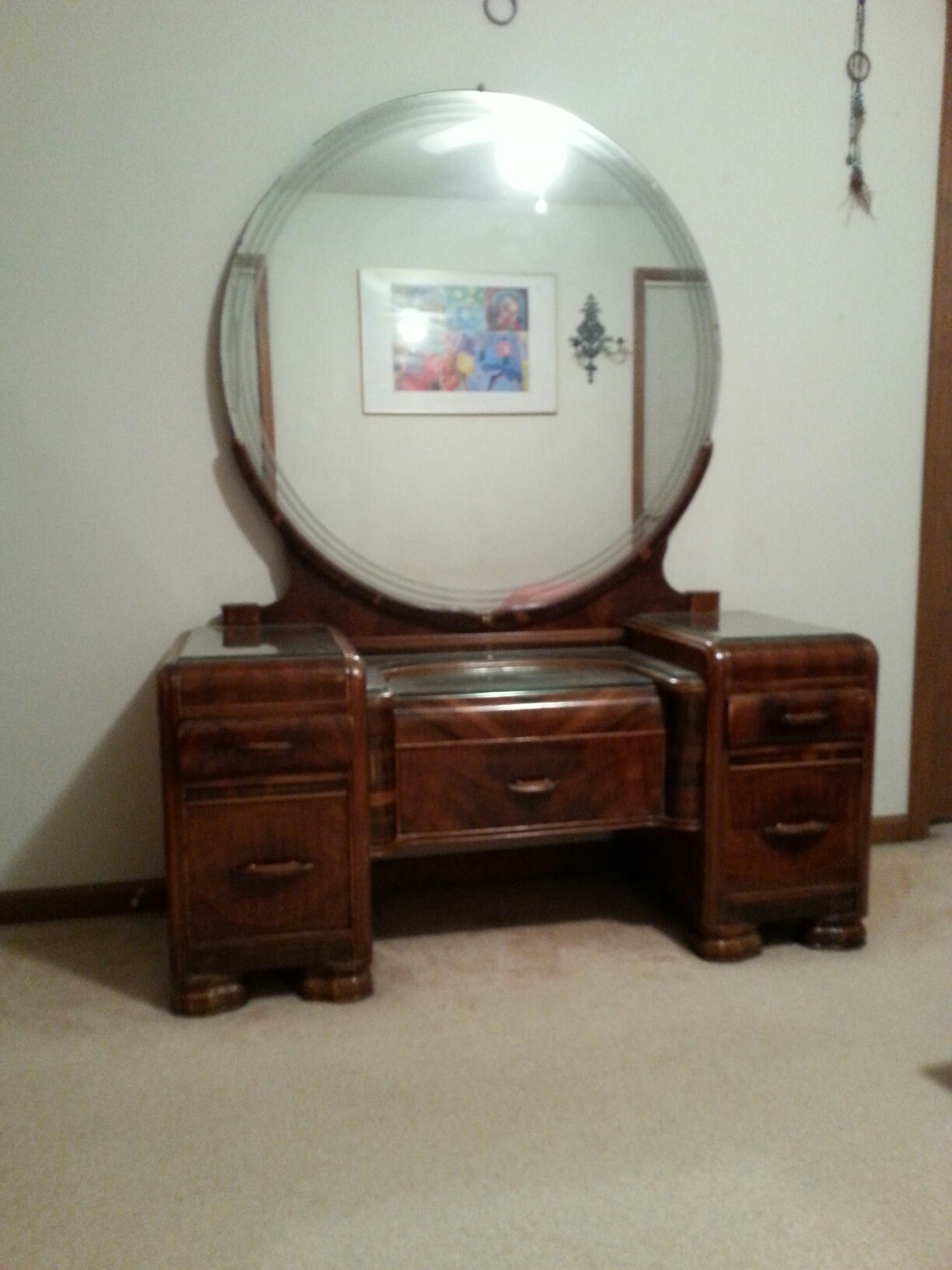 waterfall vanity Antiques Board