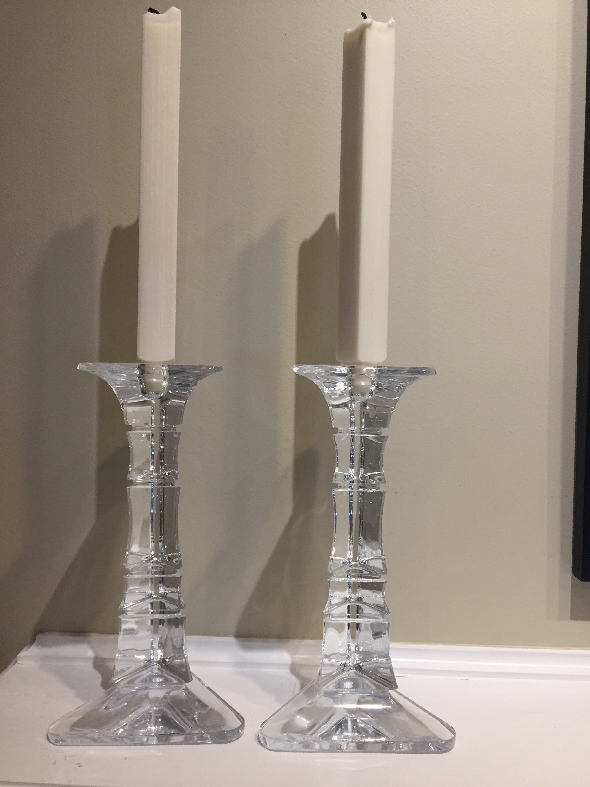 Waterford candlesticks