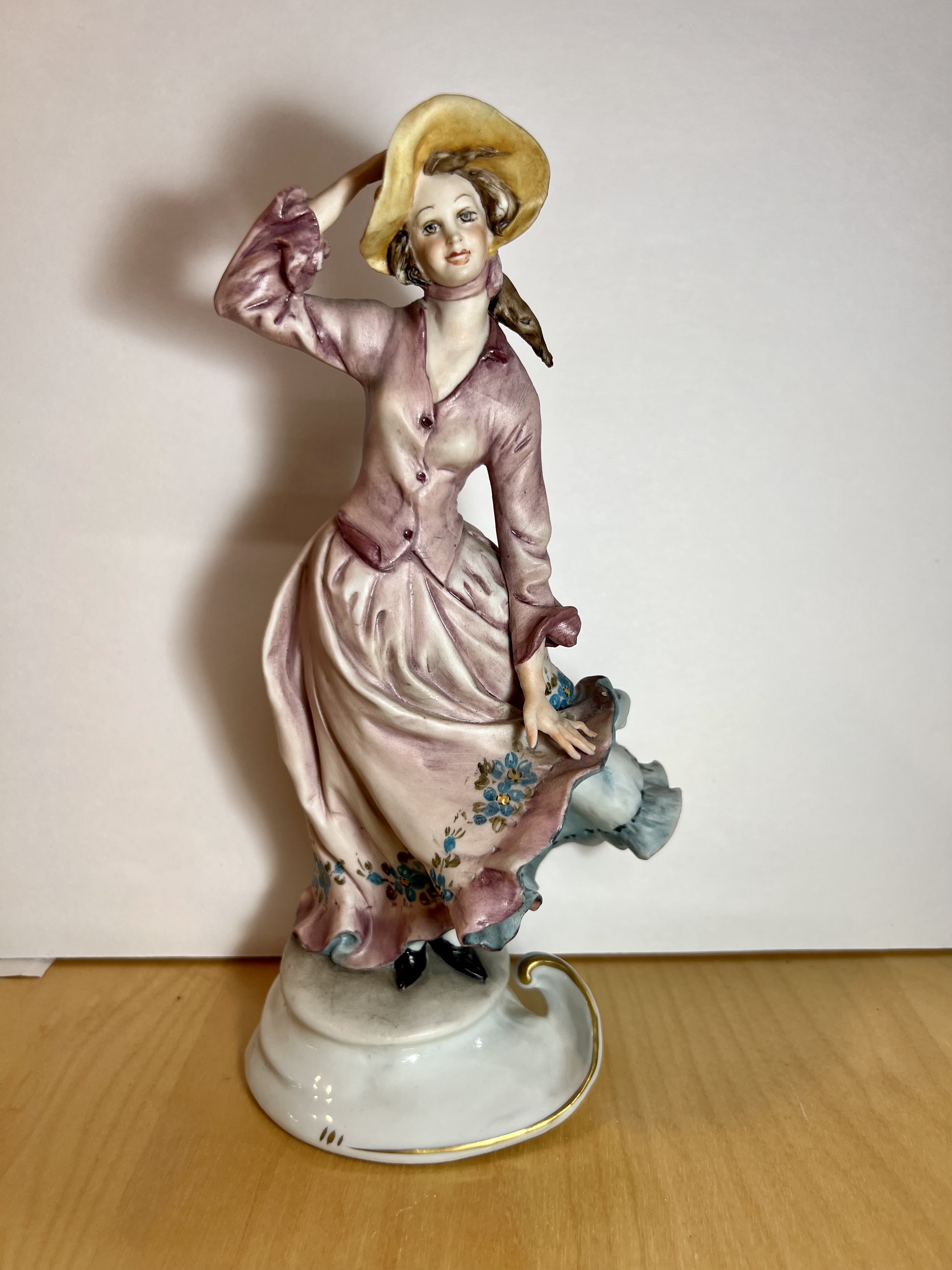 Windblown Maiden Figurine Full Front