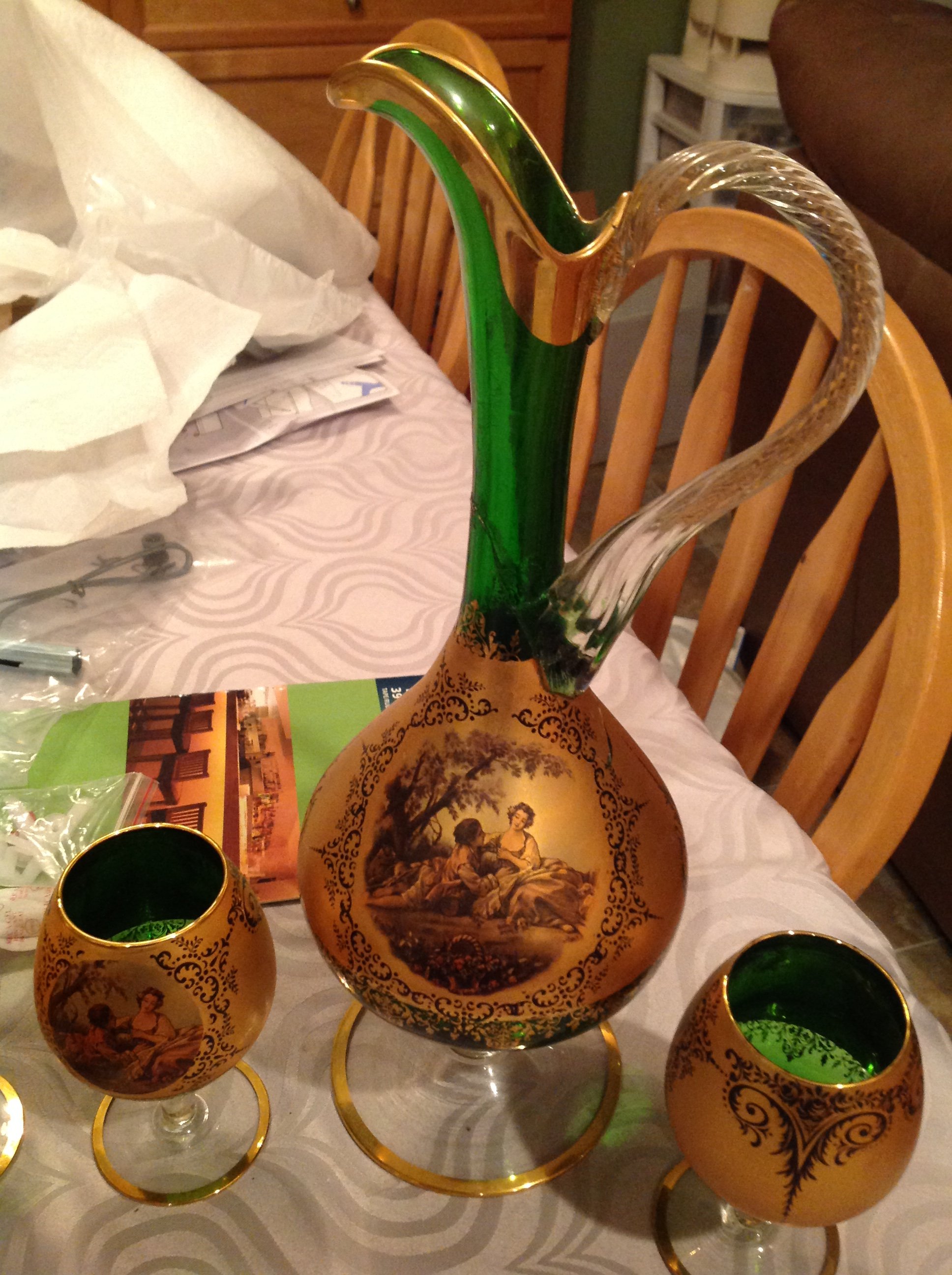 Wine goblet and flute