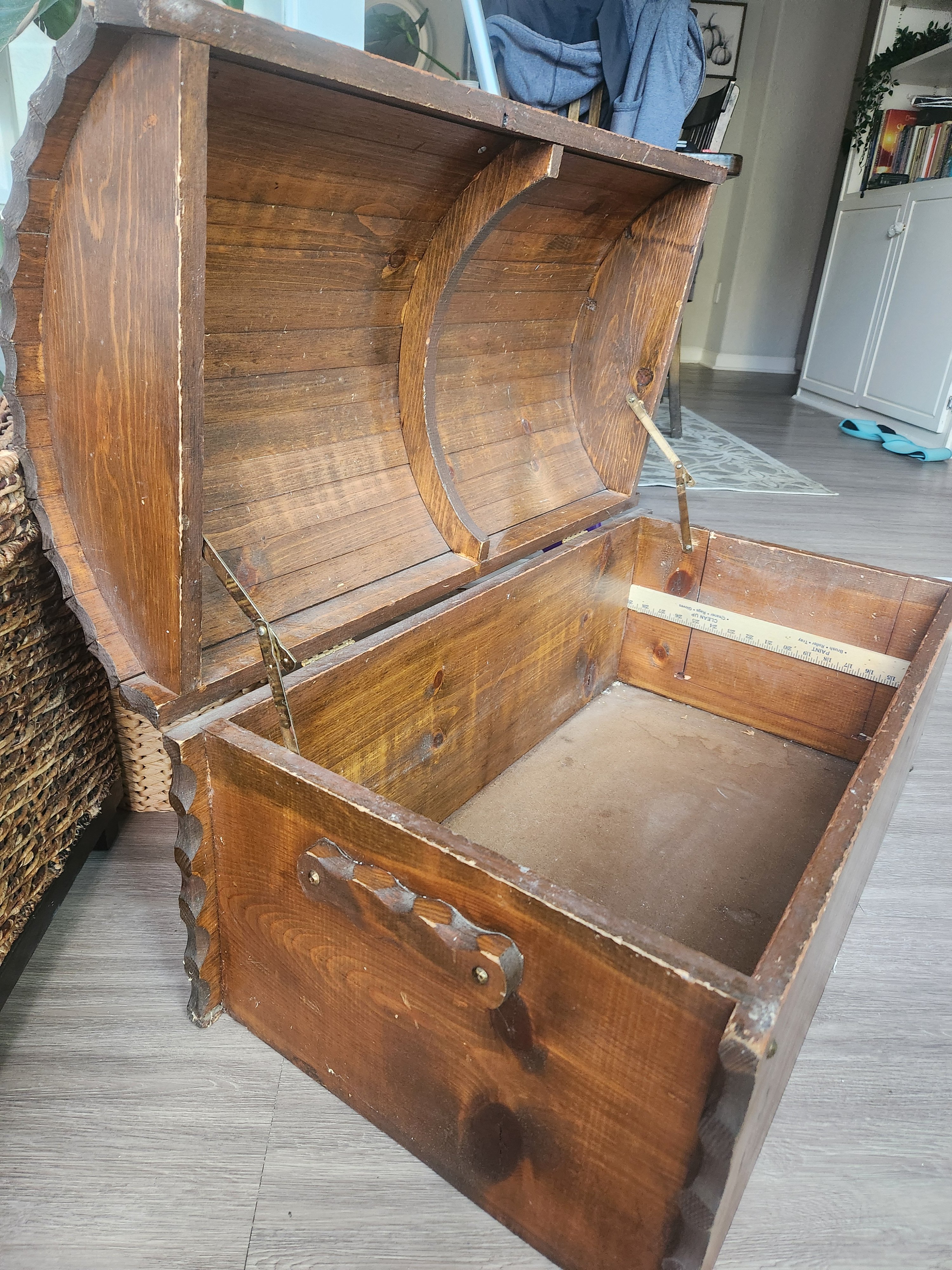 Wooden trunk