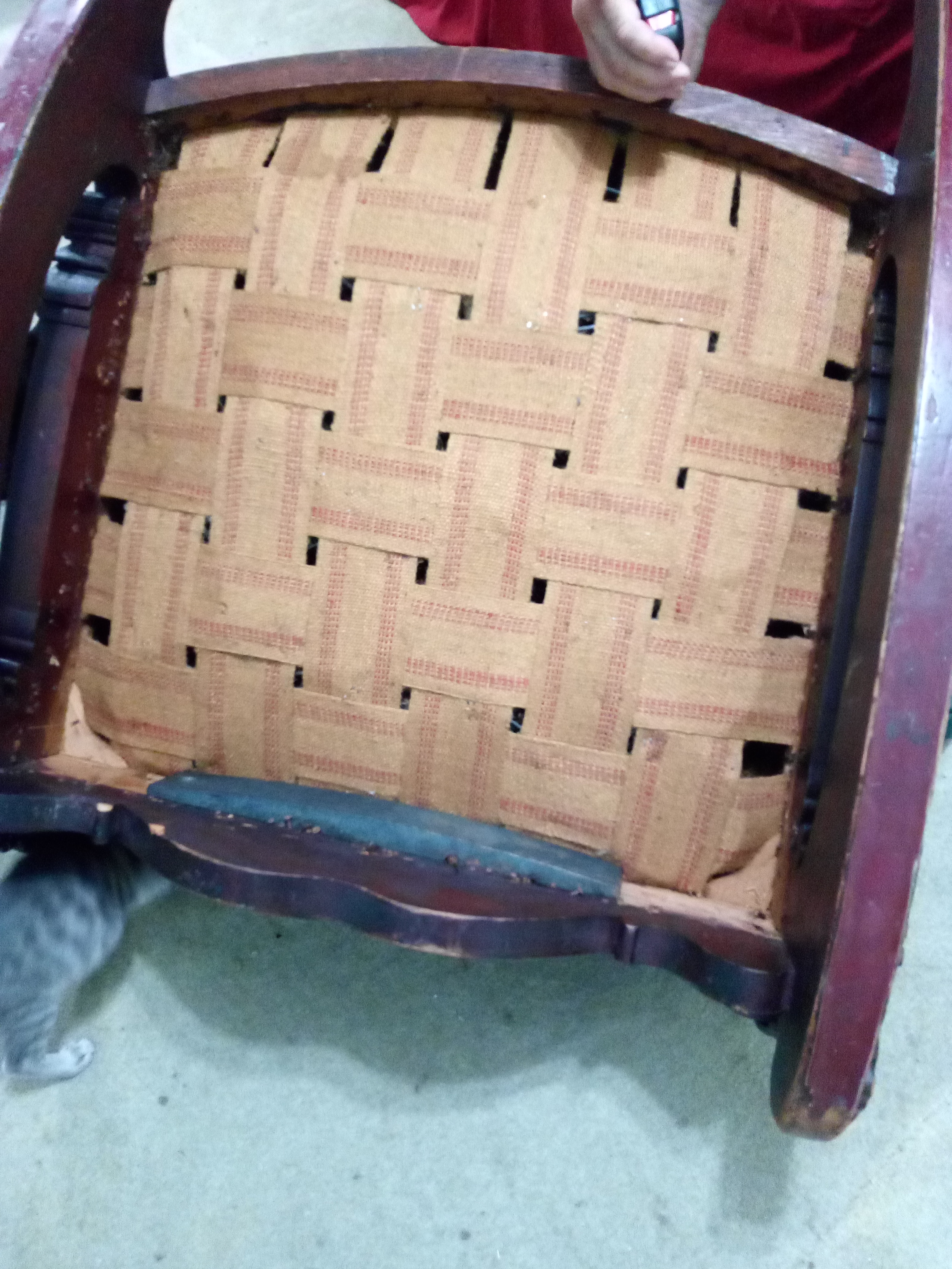 woven bottom to rocker