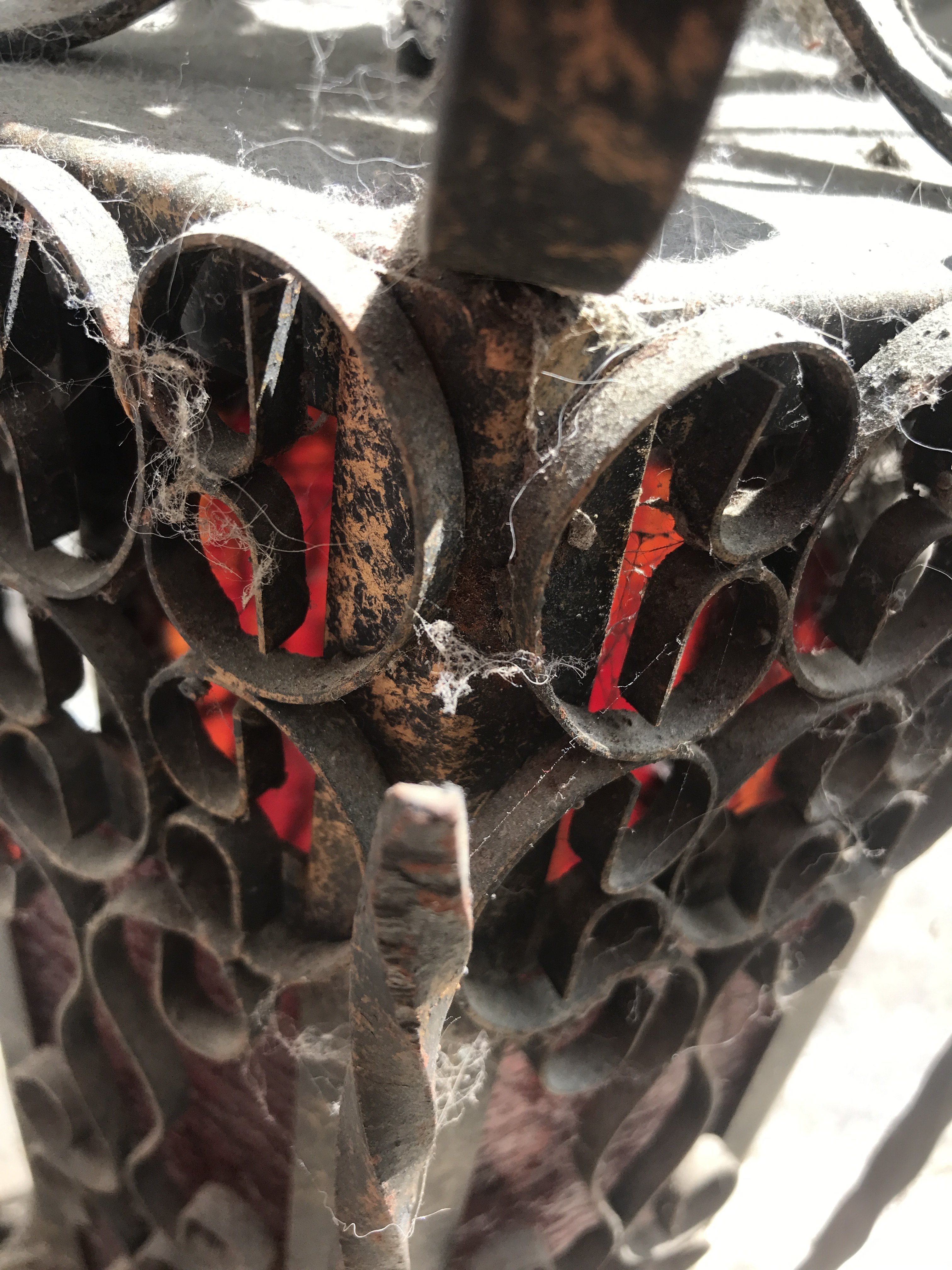 Wrought iron lamps