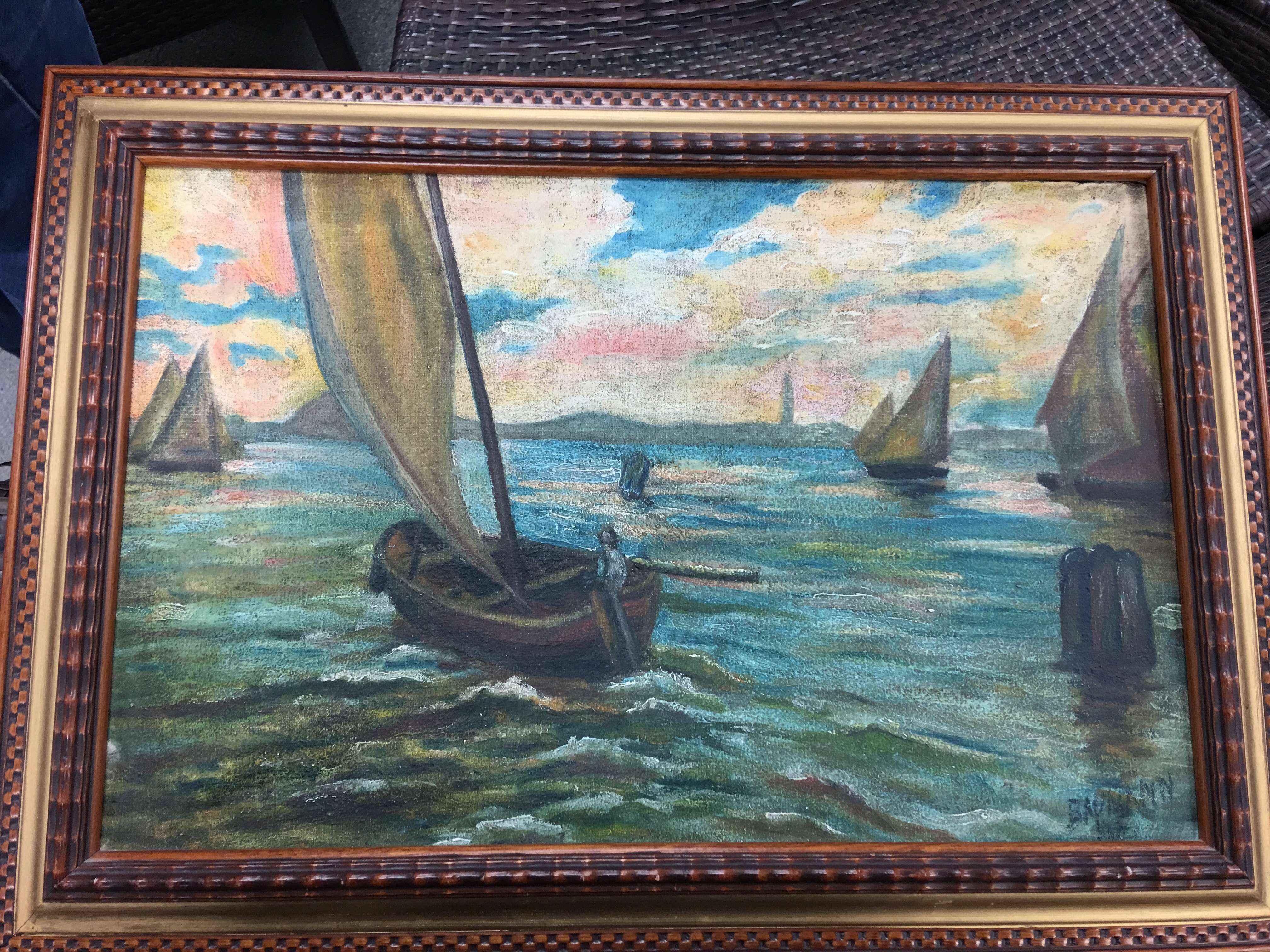 Anyone know this painting? Maybe from 1800's Antiques Board